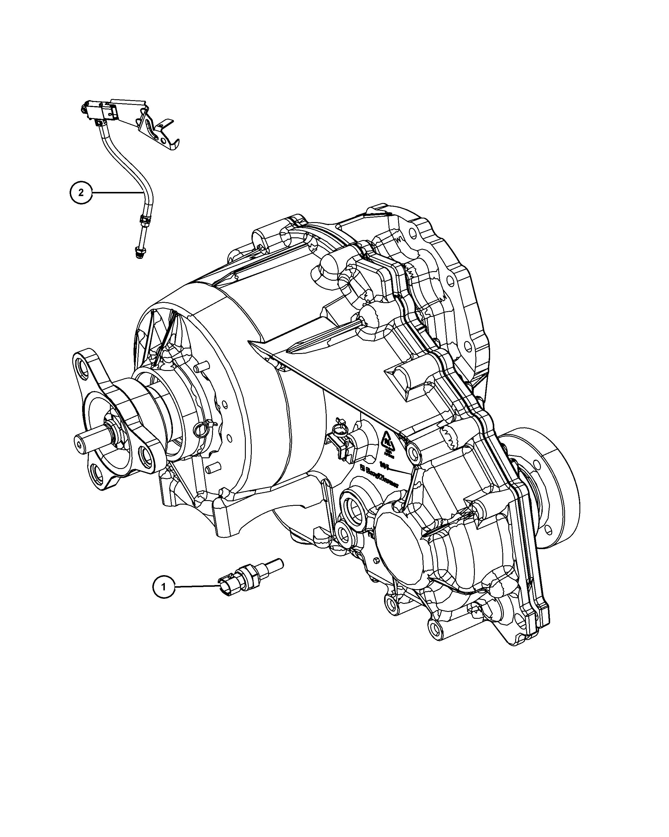 Chrysler 68055 357AA - Sensors drivetrain: 1 pcs. onlydrive.pro