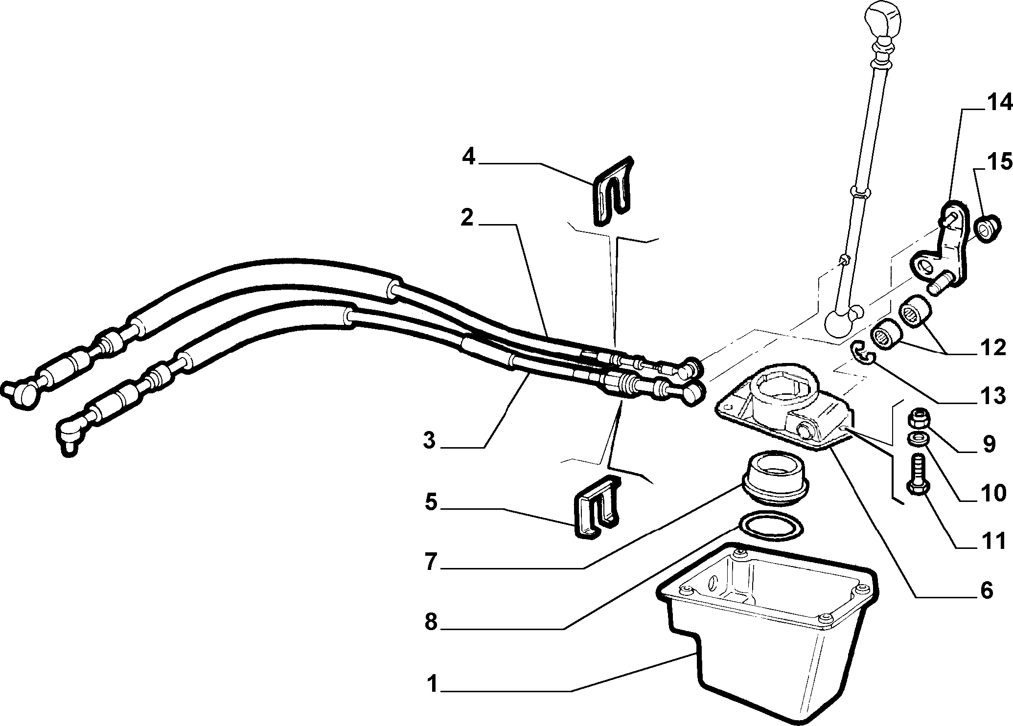 FIAT 46521600 - Repair Kit, gear lever onlydrive.pro