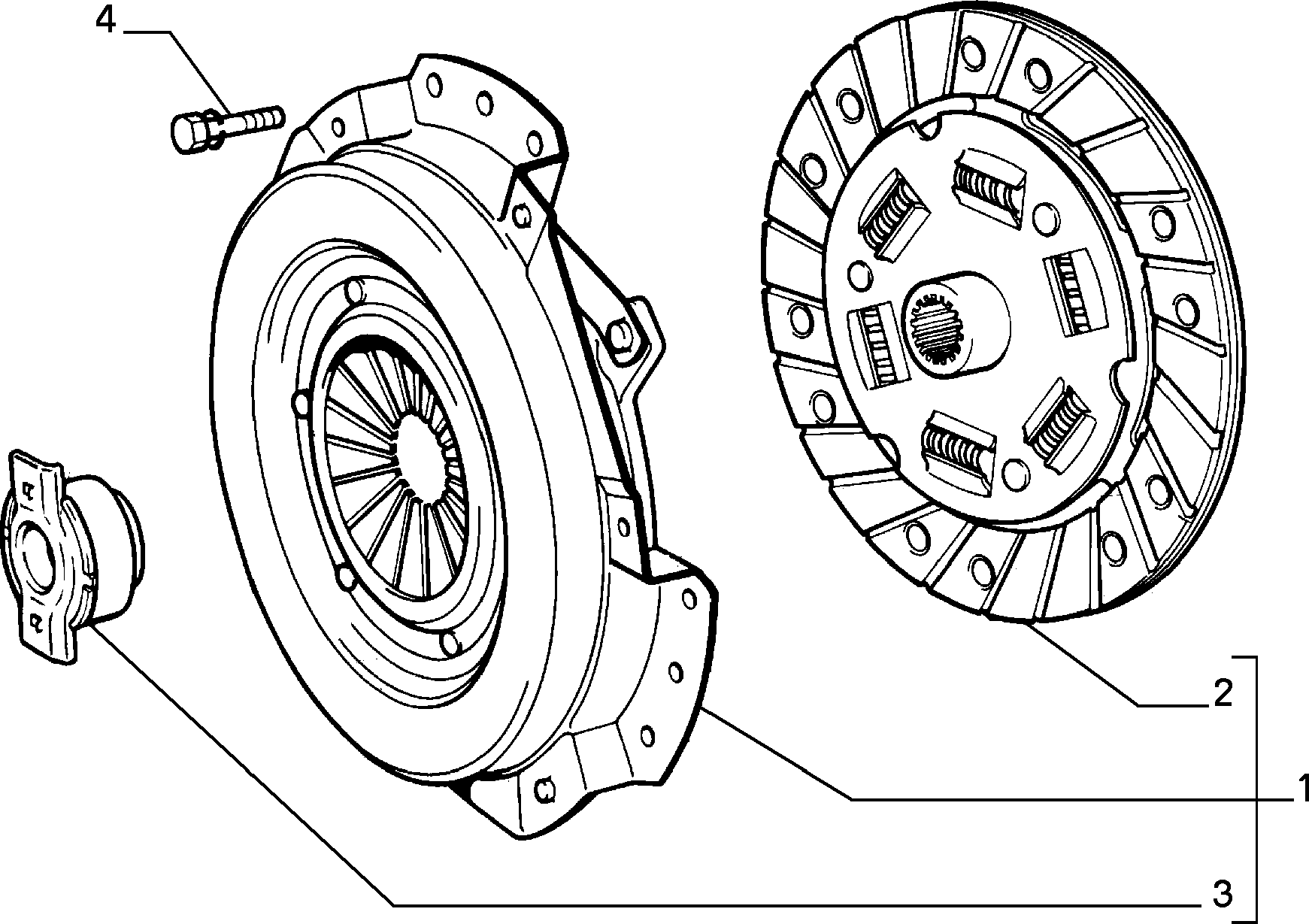 FIAT 71741290 - Clutch (var.: 1/rev.: 0): 01 pcs. onlydrive.pro