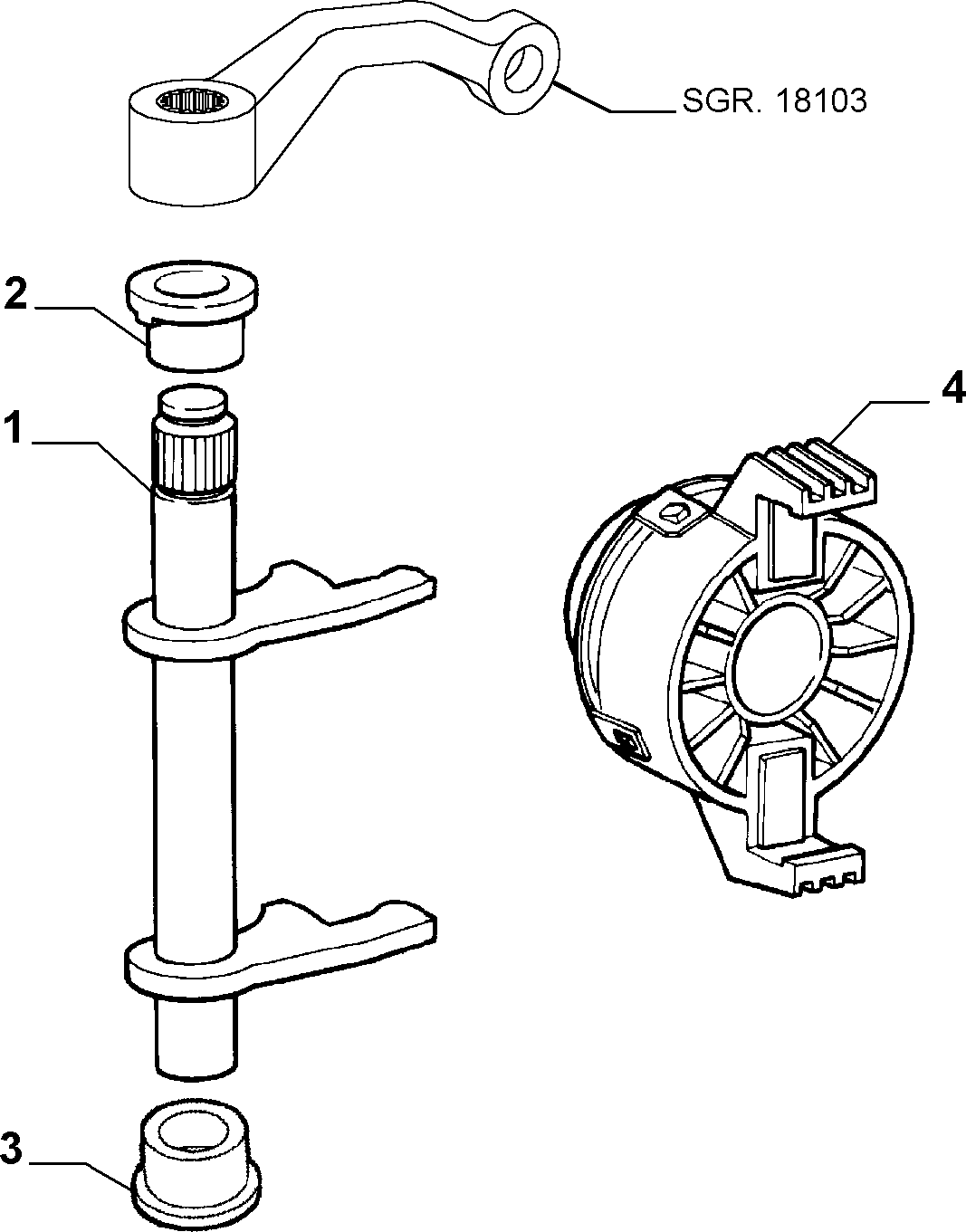 FIAT 46814723 - Release Fork, clutch onlydrive.pro