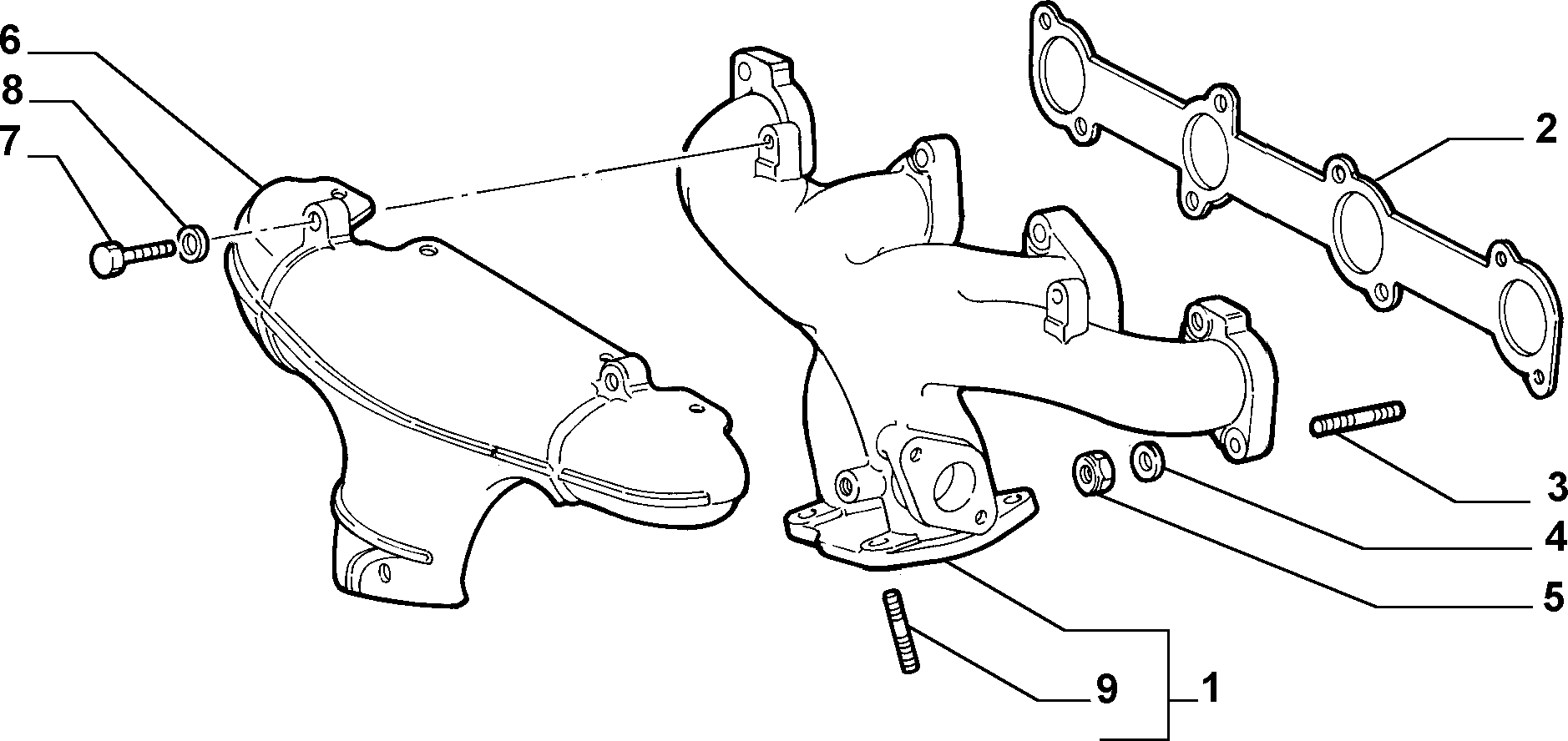 FIAT 46467747 - Gasket, exhaust manifold onlydrive.pro