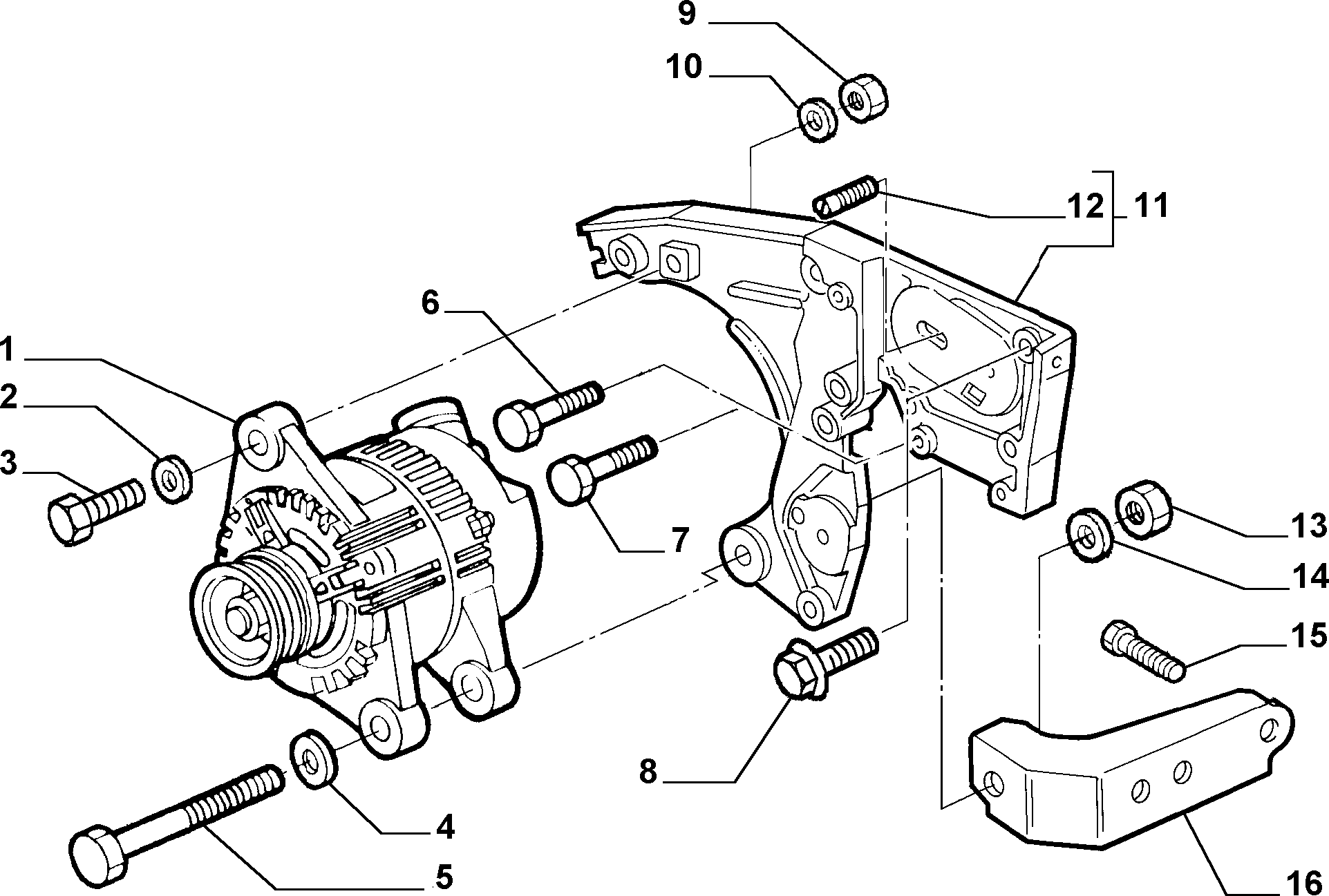 FIAT 46774430 - Alternator onlydrive.pro