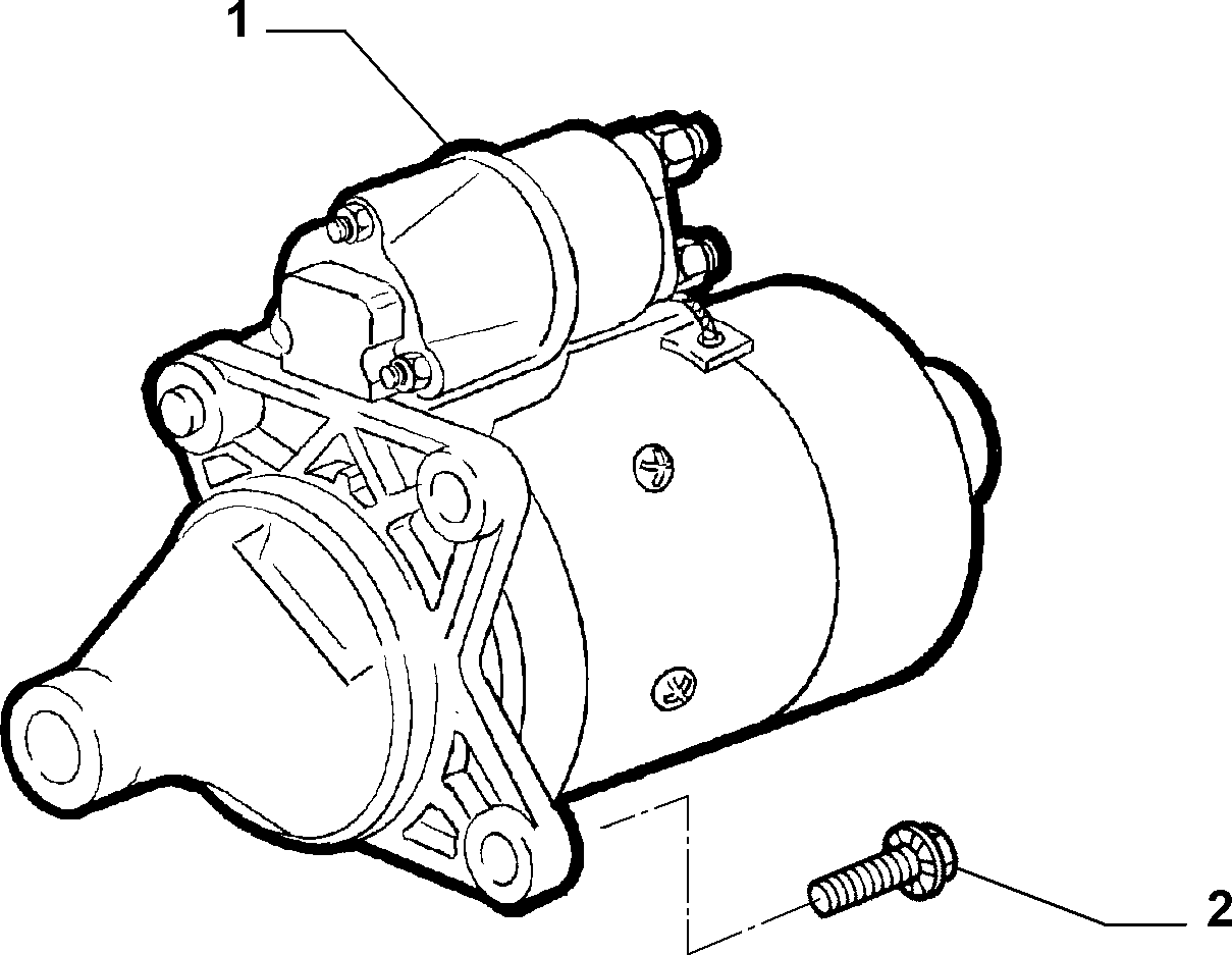 FIAT 46437520 - Starter onlydrive.pro