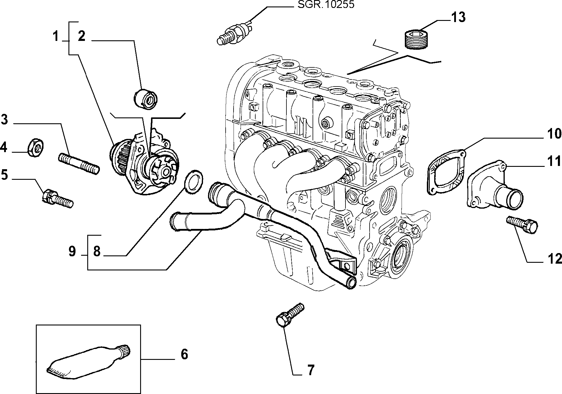 FIAT 46520401 - Ūdenssūknis onlydrive.pro