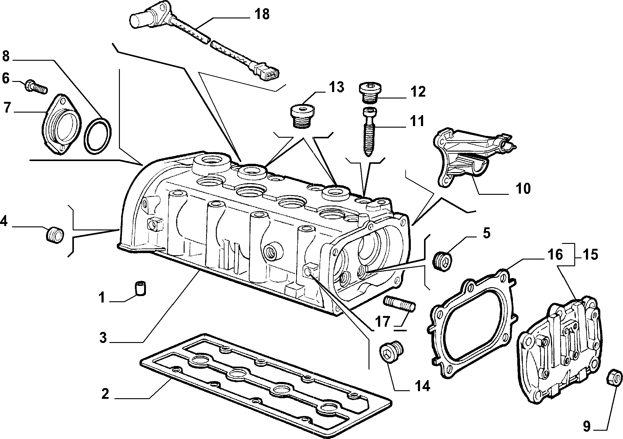 FIAT 46811121 - Block and cylinder head (var.: 2/rev.: 0): 01 pcs. onlydrive.pro