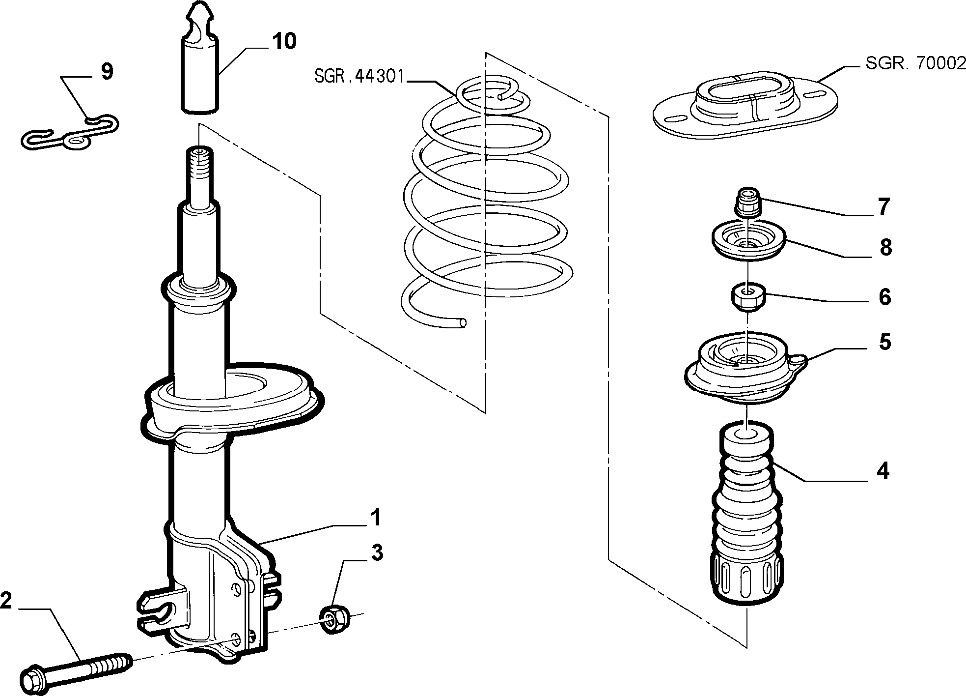 FIAT 46531017 - Dust Cover Kit, shock absorber onlydrive.pro