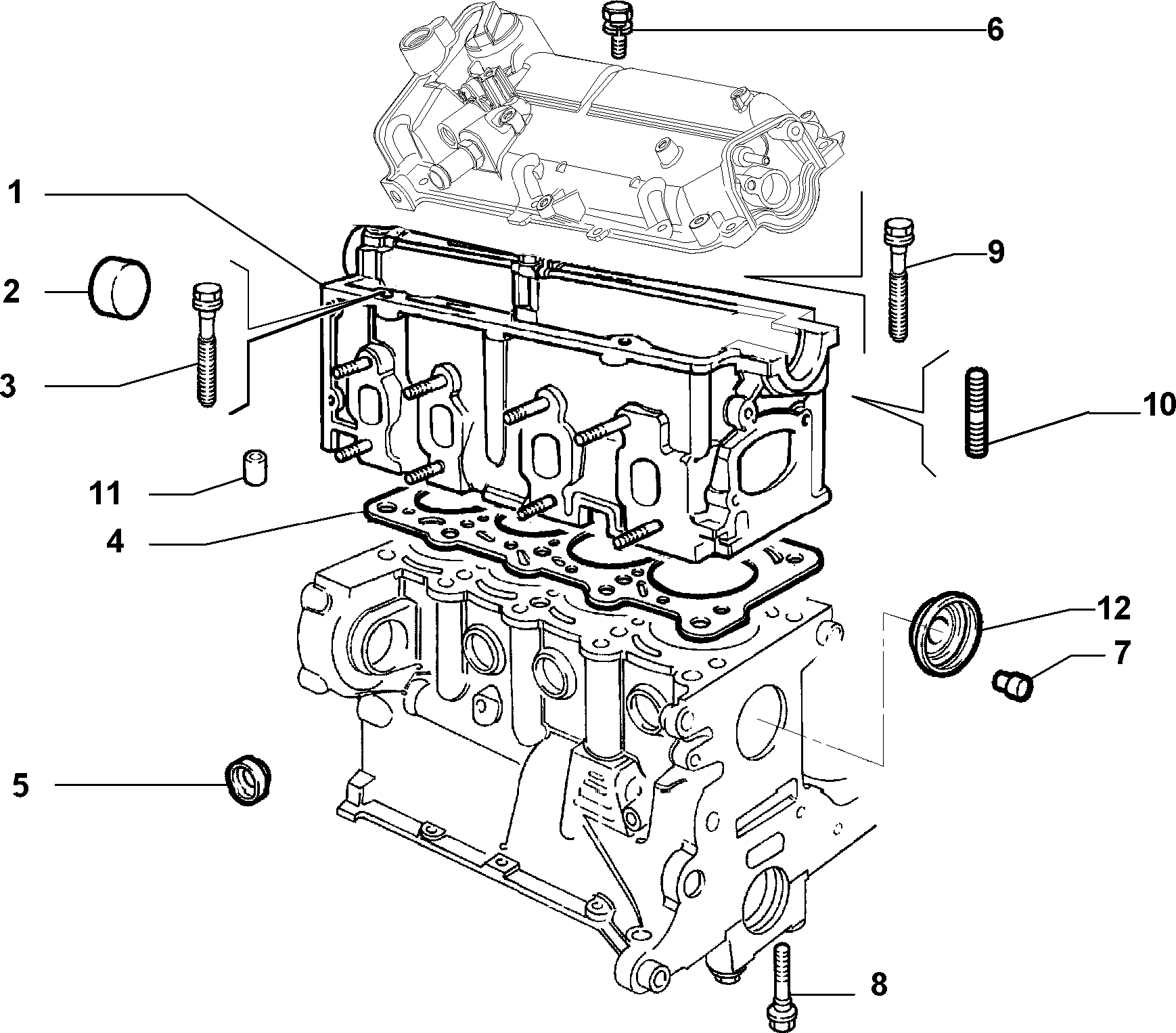 FIAT 55183371 - Gasket, cylinder head onlydrive.pro