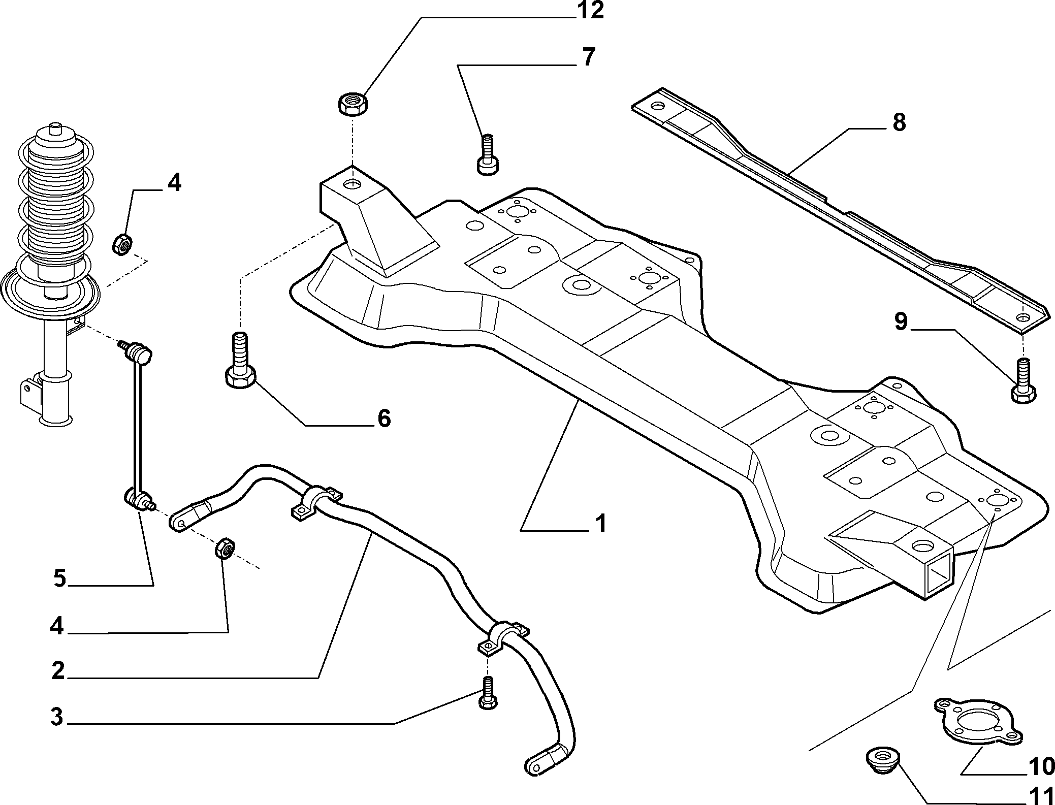 Opel 55700753 - Tanko, kallistuksenvaimennin onlydrive.pro