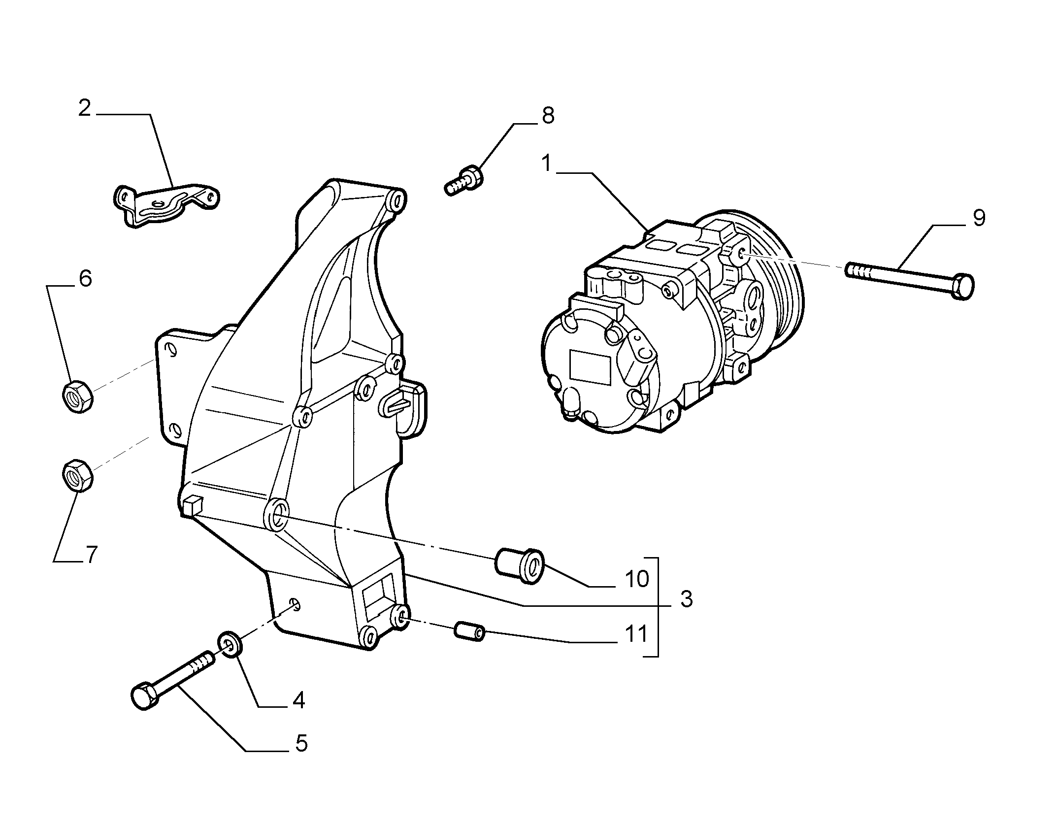 FIAT 55194880 - Kompresorius, oro kondicionierius onlydrive.pro