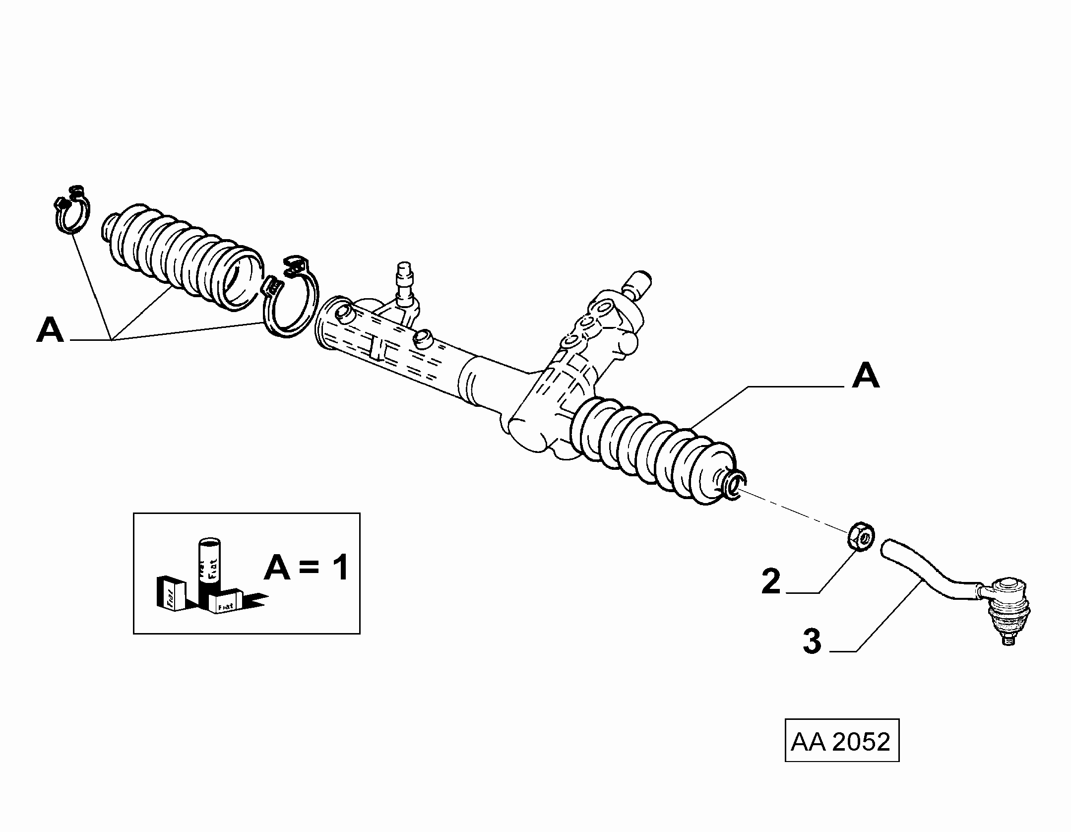 FIAT 7086780 - Tie Rod End onlydrive.pro