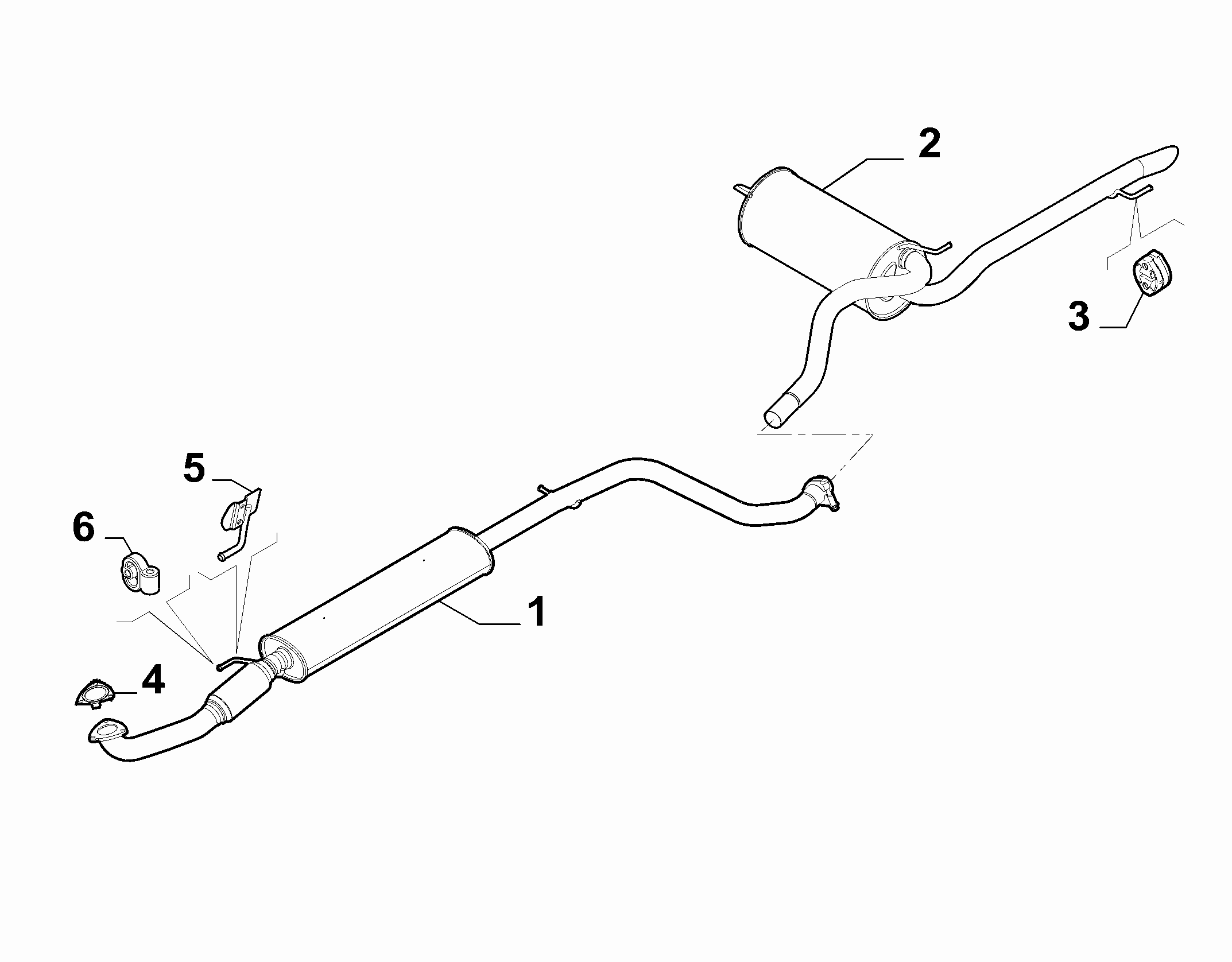 FIAT 73.502.844 - Blīve, Izplūdes caurule onlydrive.pro