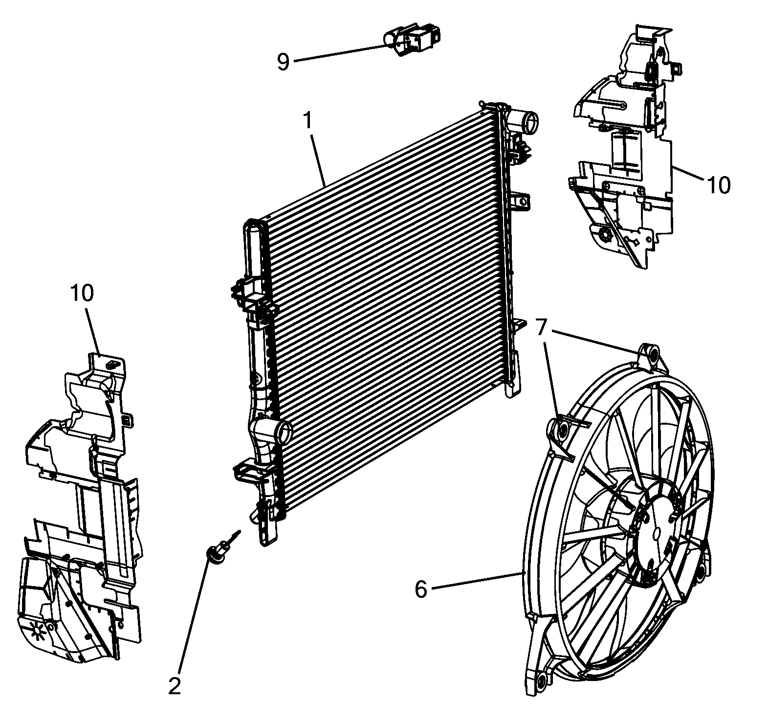 FIAT K68038238AA - Radiatorius, variklio aušinimas onlydrive.pro