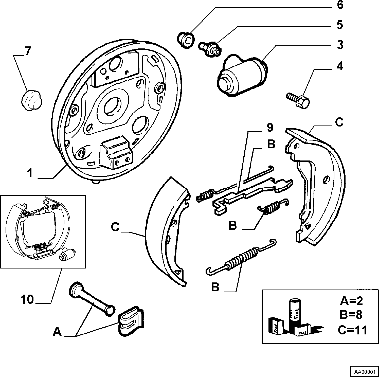 FIAT 9948931 - Wheel Brake Cylinder onlydrive.pro