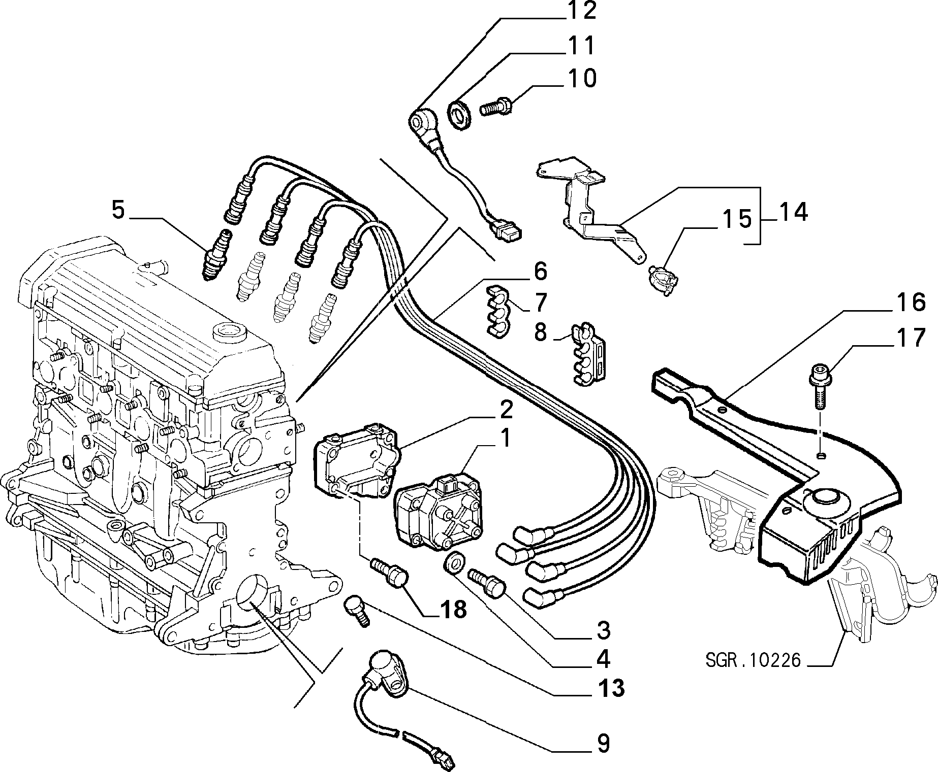 FIAT 7669123 - Knock Sensor onlydrive.pro