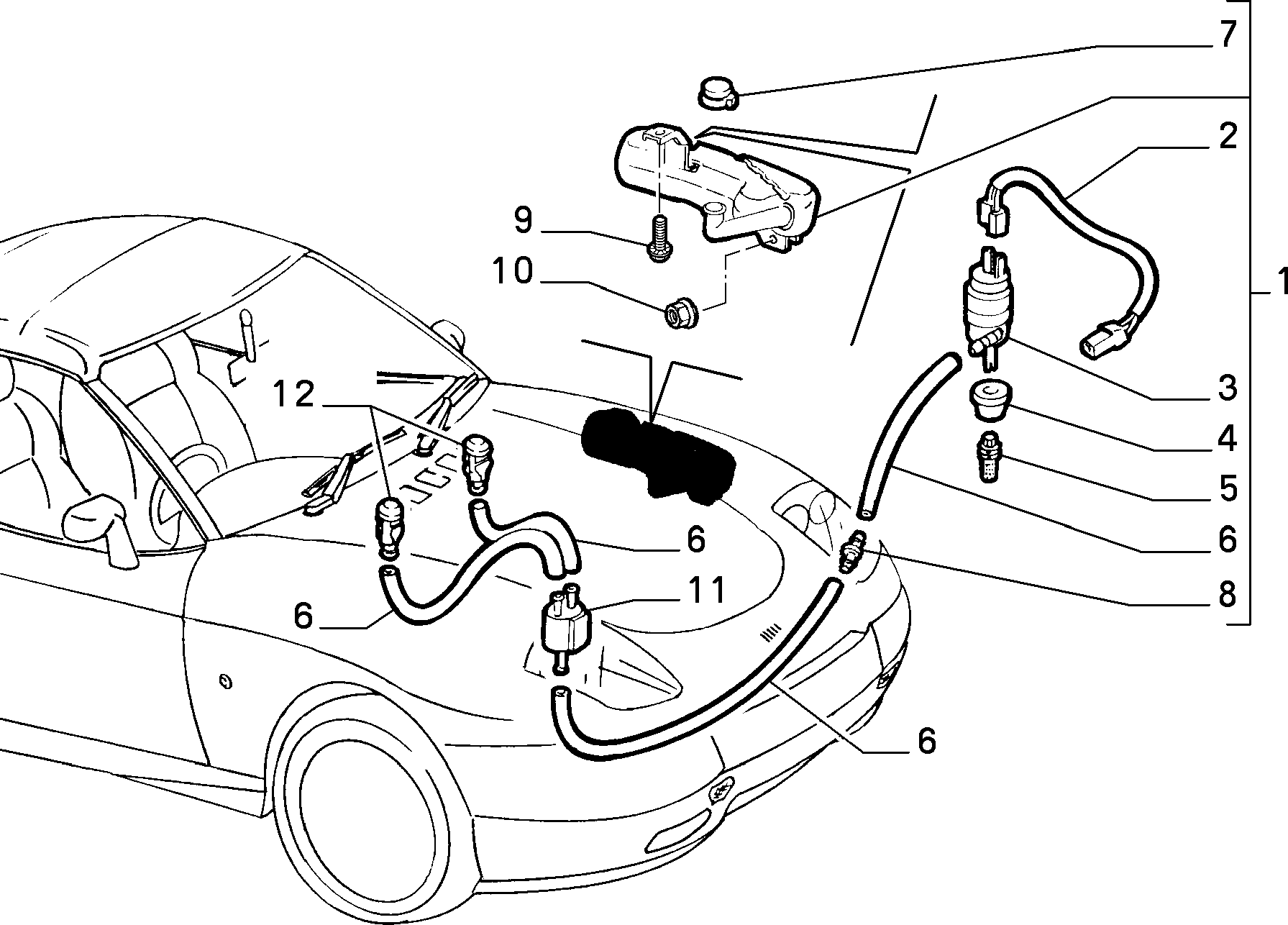 FIAT 46443793 - Pesunestepumppu, lasinpesu onlydrive.pro