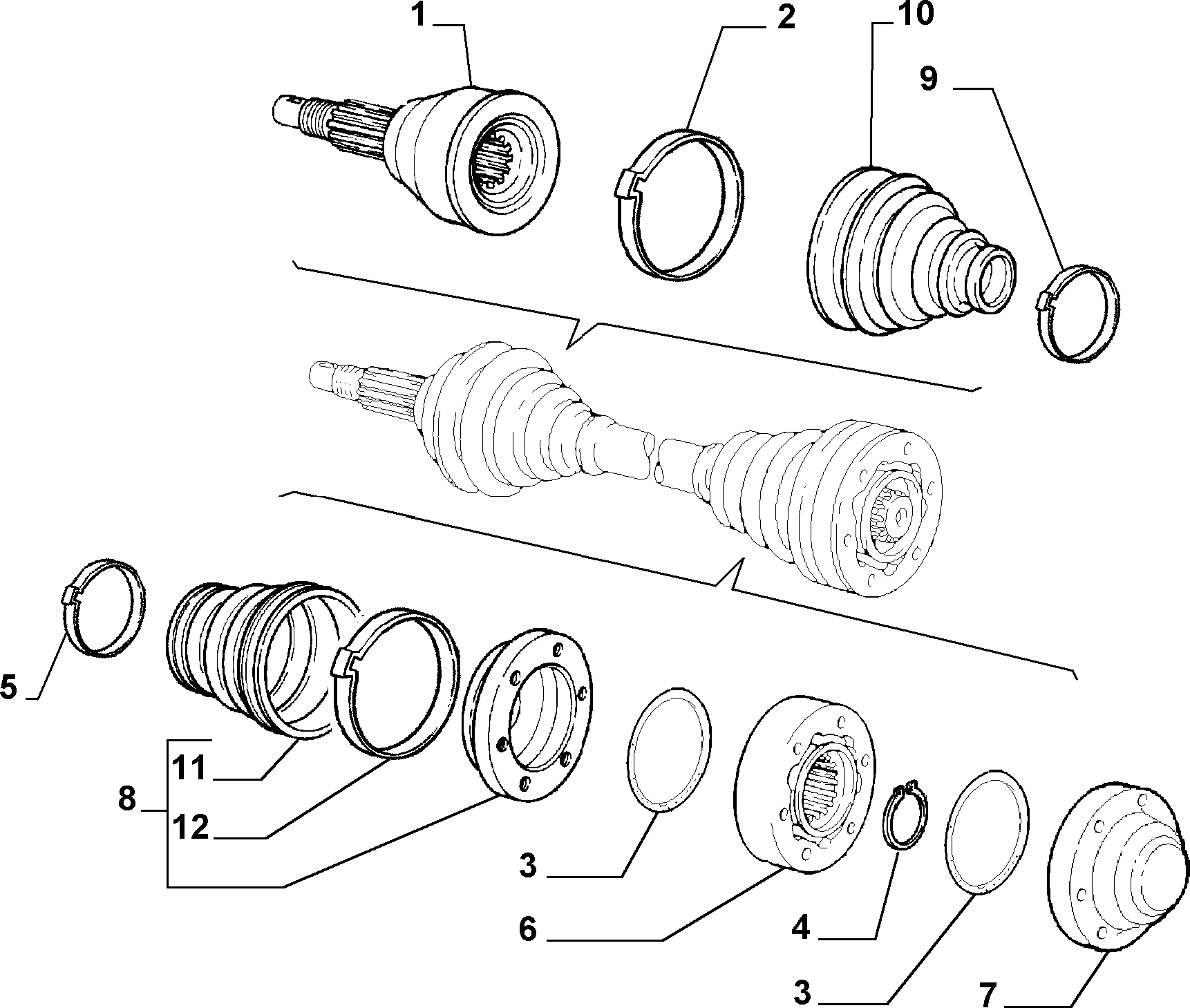 FIAT 46307032 - Axle shafts (var.: 3/rev.: 0): 02 pcs. onlydrive.pro