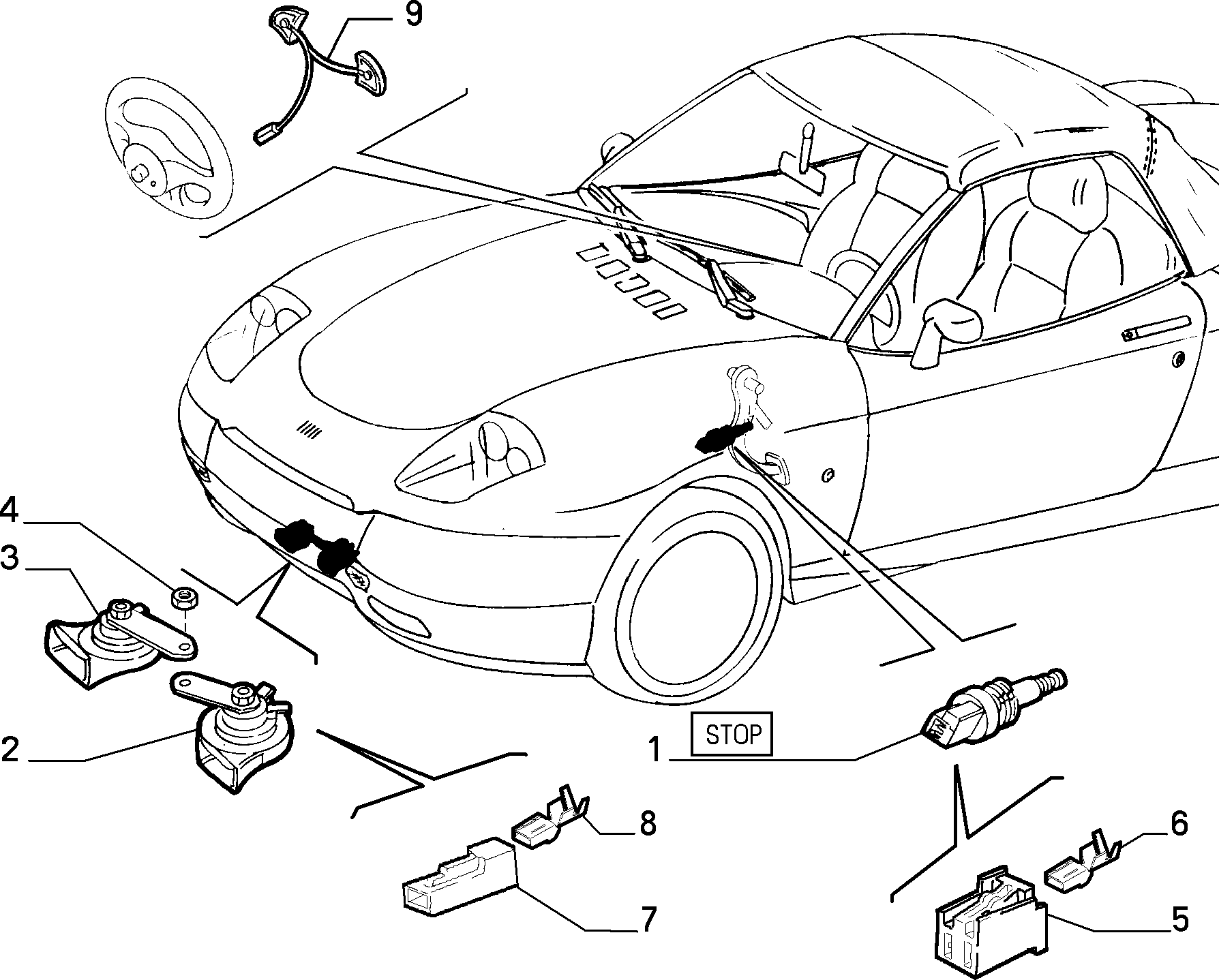 FIAT 51758139 - Air Horn onlydrive.pro