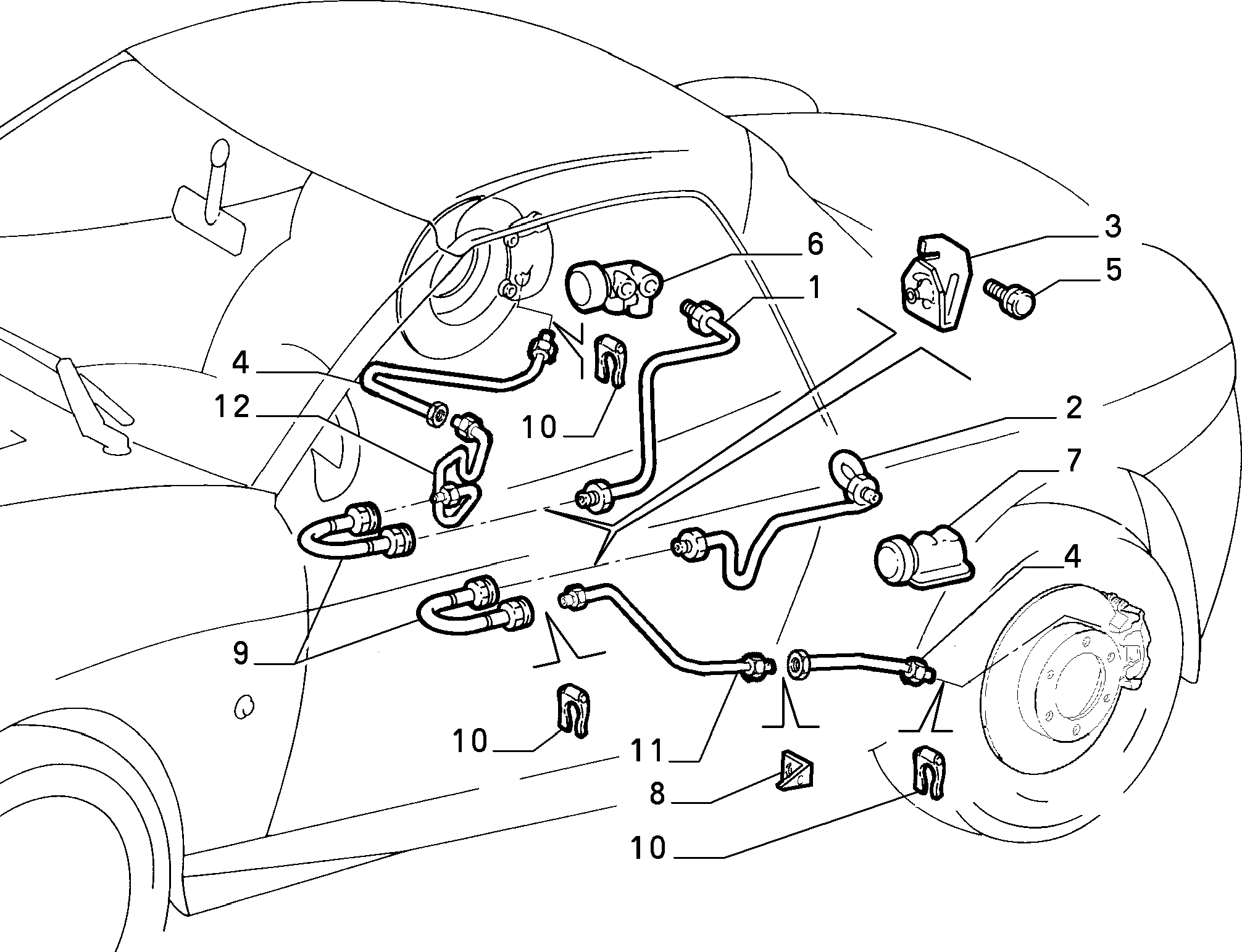 FIAT 71736960 - Hydraulic brake control with antiskid (var.: 3/rev.: 0): 02 pcs. onlydrive.pro