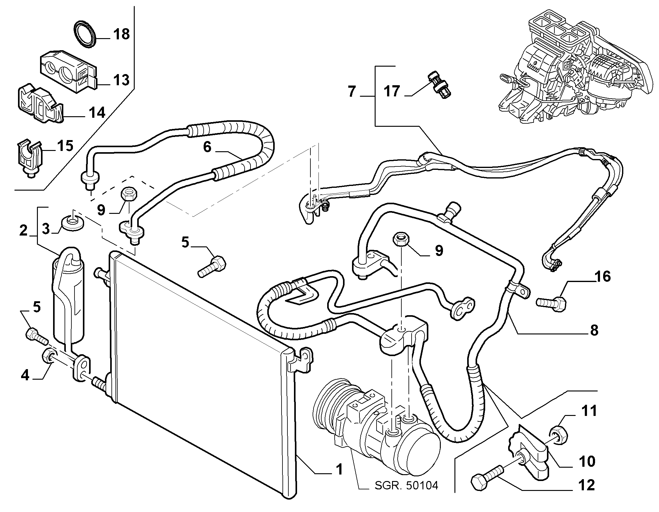 SAAB 71 740 527 - Конденсатор кондиционера onlydrive.pro