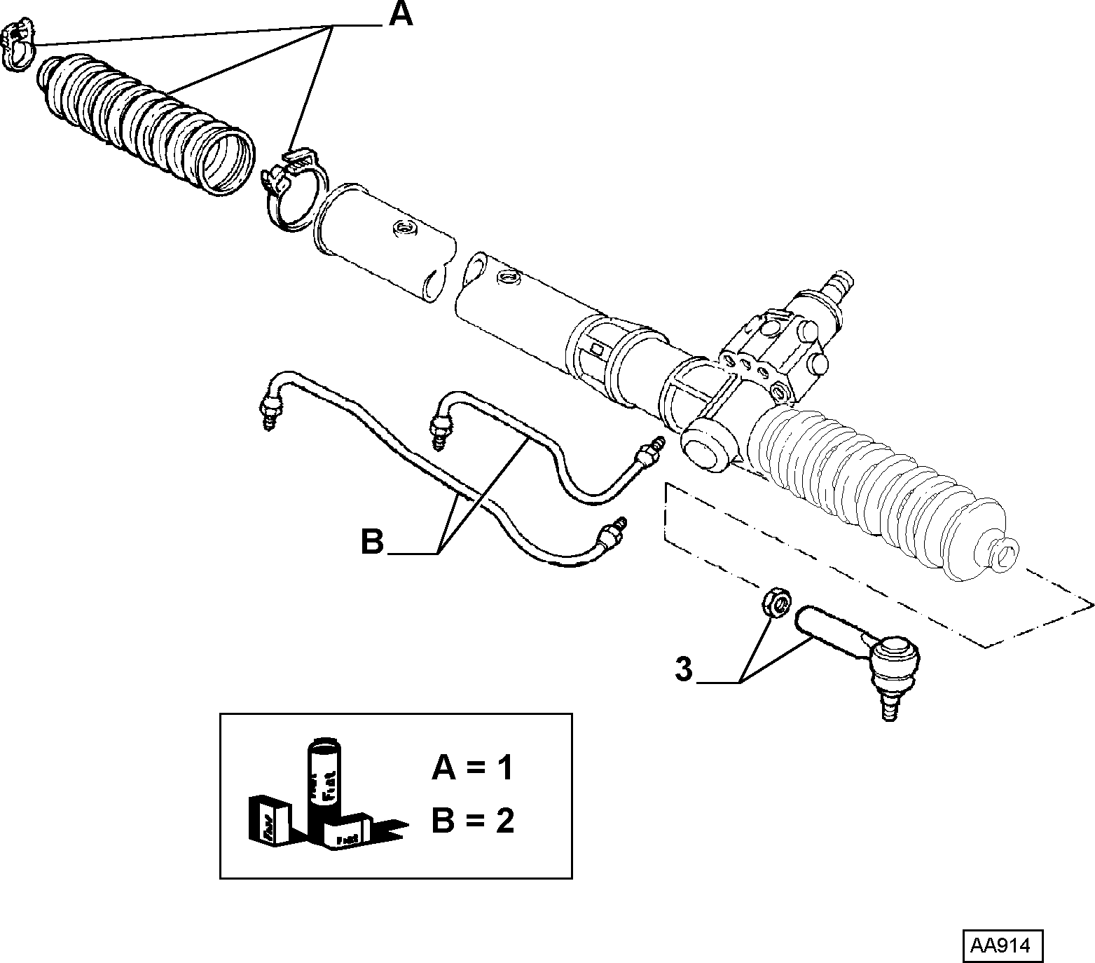 SAAB 77363712 - Наконечник рулевой тяги, шарнир onlydrive.pro