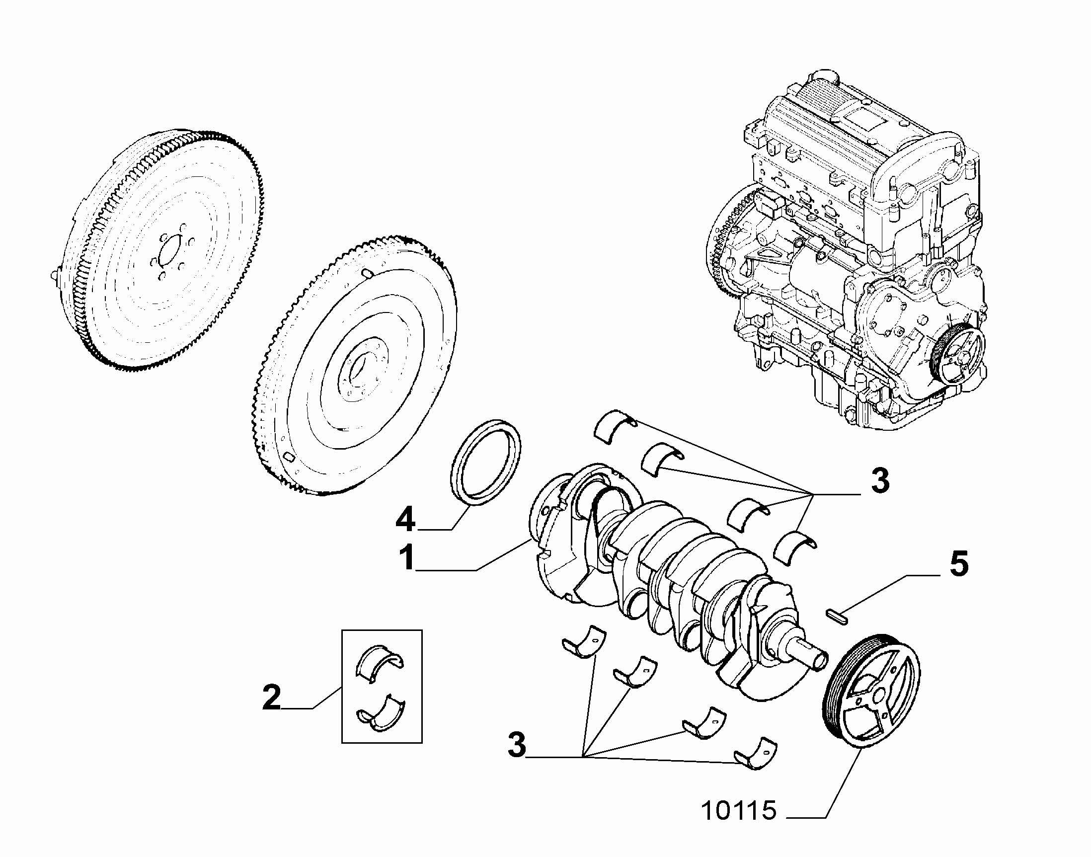 FIAT 71739336 - Võlli rõngastihend, Väntvõll onlydrive.pro