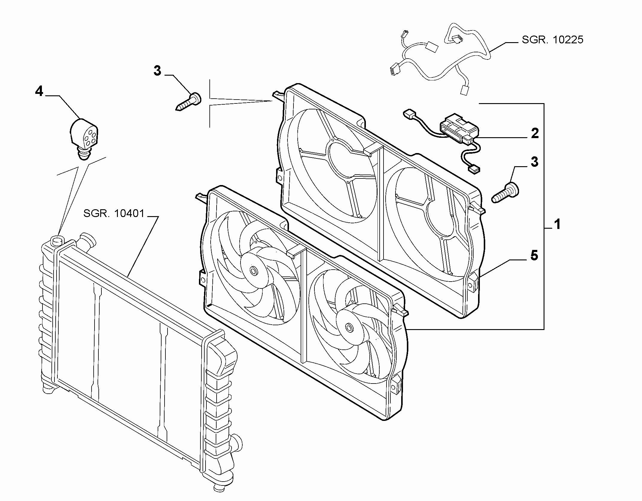 Opel 51770406 - Ventiliatorius, radiatoriaus onlydrive.pro