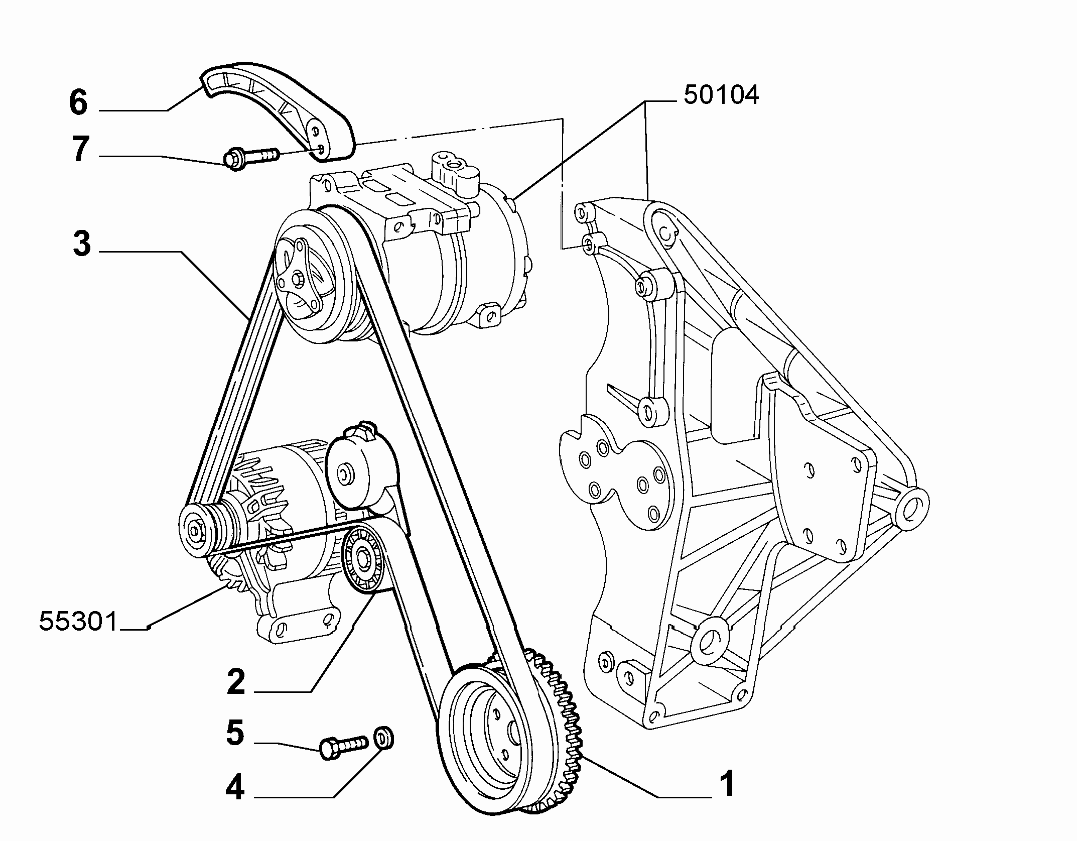 Chrysler 55232827 - Pulley, v-ribbed belt onlydrive.pro