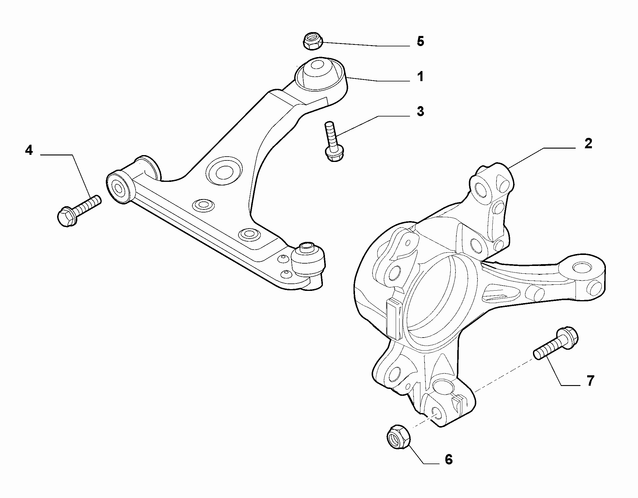 PEUGEOT 51895366 - Track Control Arm onlydrive.pro