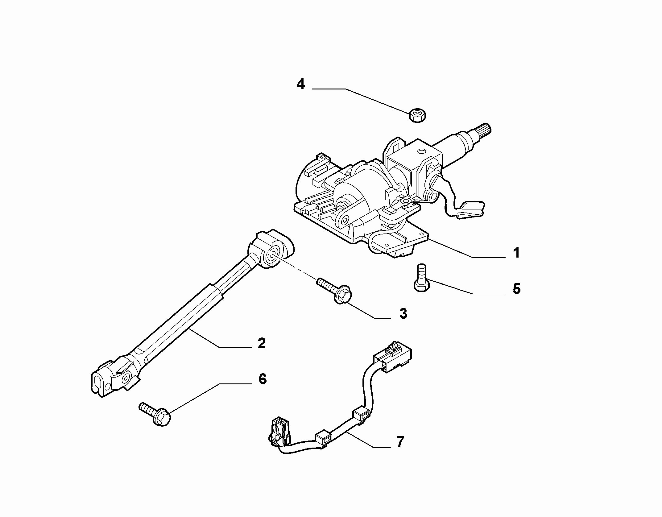 FIAT 51892262 - Steering Column onlydrive.pro