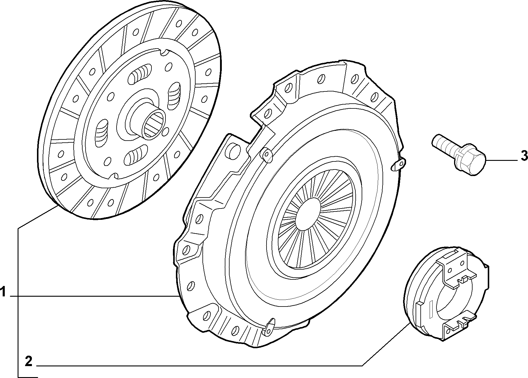 FIAT 73501249 - Clutch (var.: 1/rev.: 0): 01 pcs. onlydrive.pro