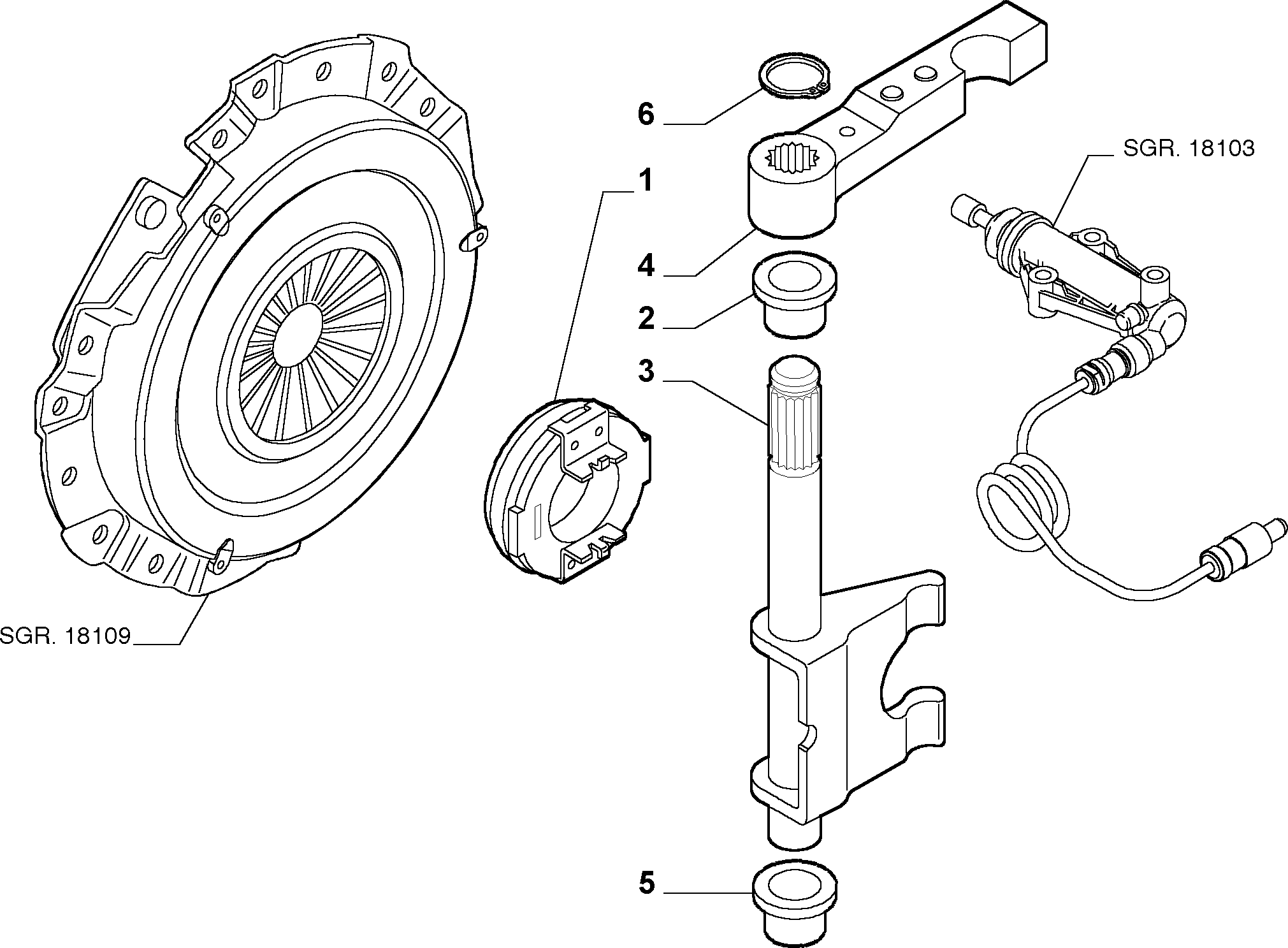 FIAT 55250936 - Release Fork, clutch onlydrive.pro