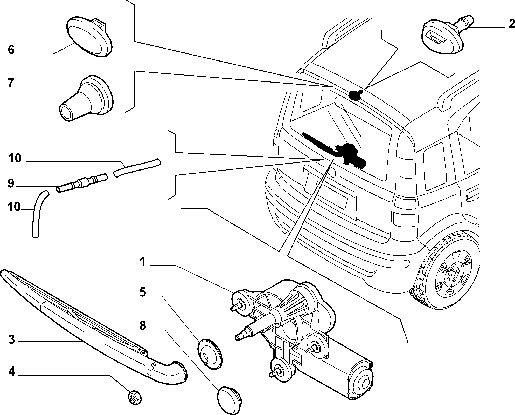 FIAT 4683 5901 - Klaasipuhastaja kumm onlydrive.pro