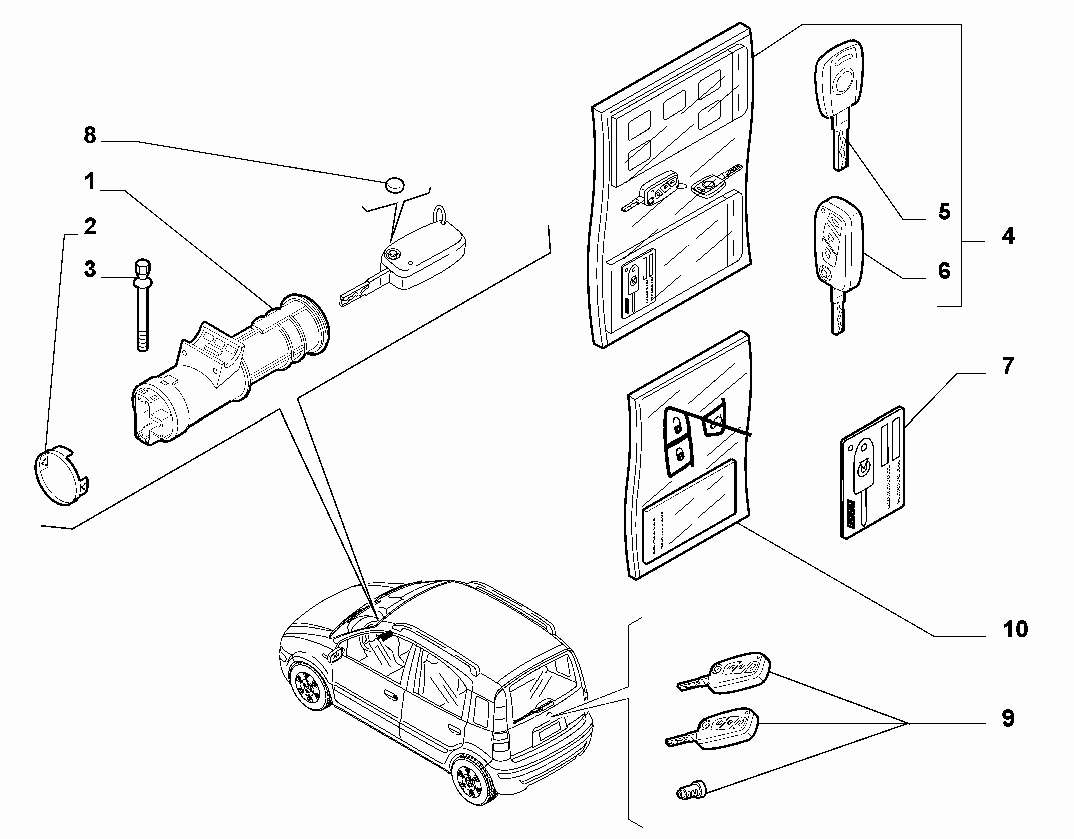 FIAT 71734508 - Ручка двери onlydrive.pro