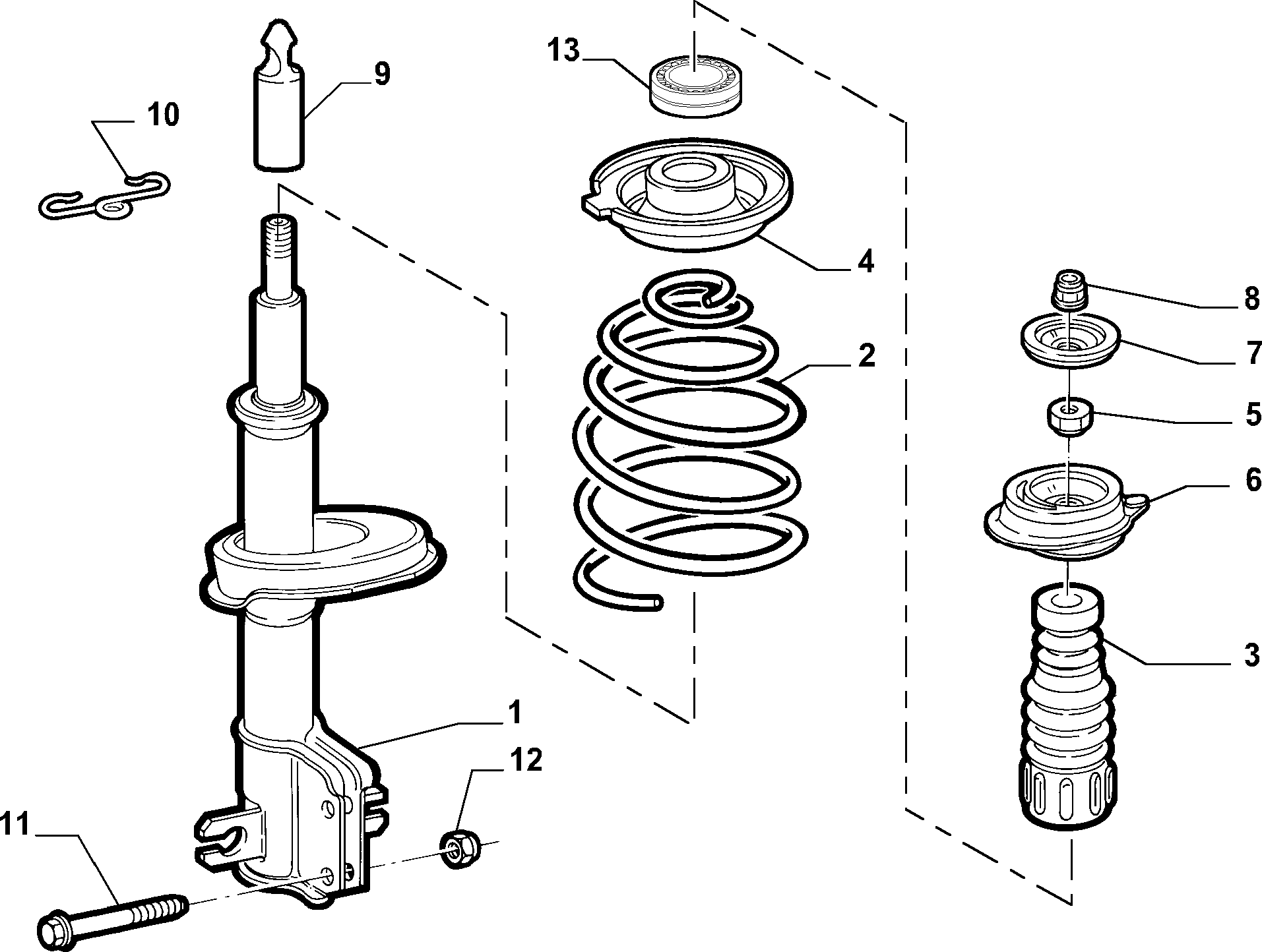 FIAT 50703155 - Top Strut Mounting onlydrive.pro