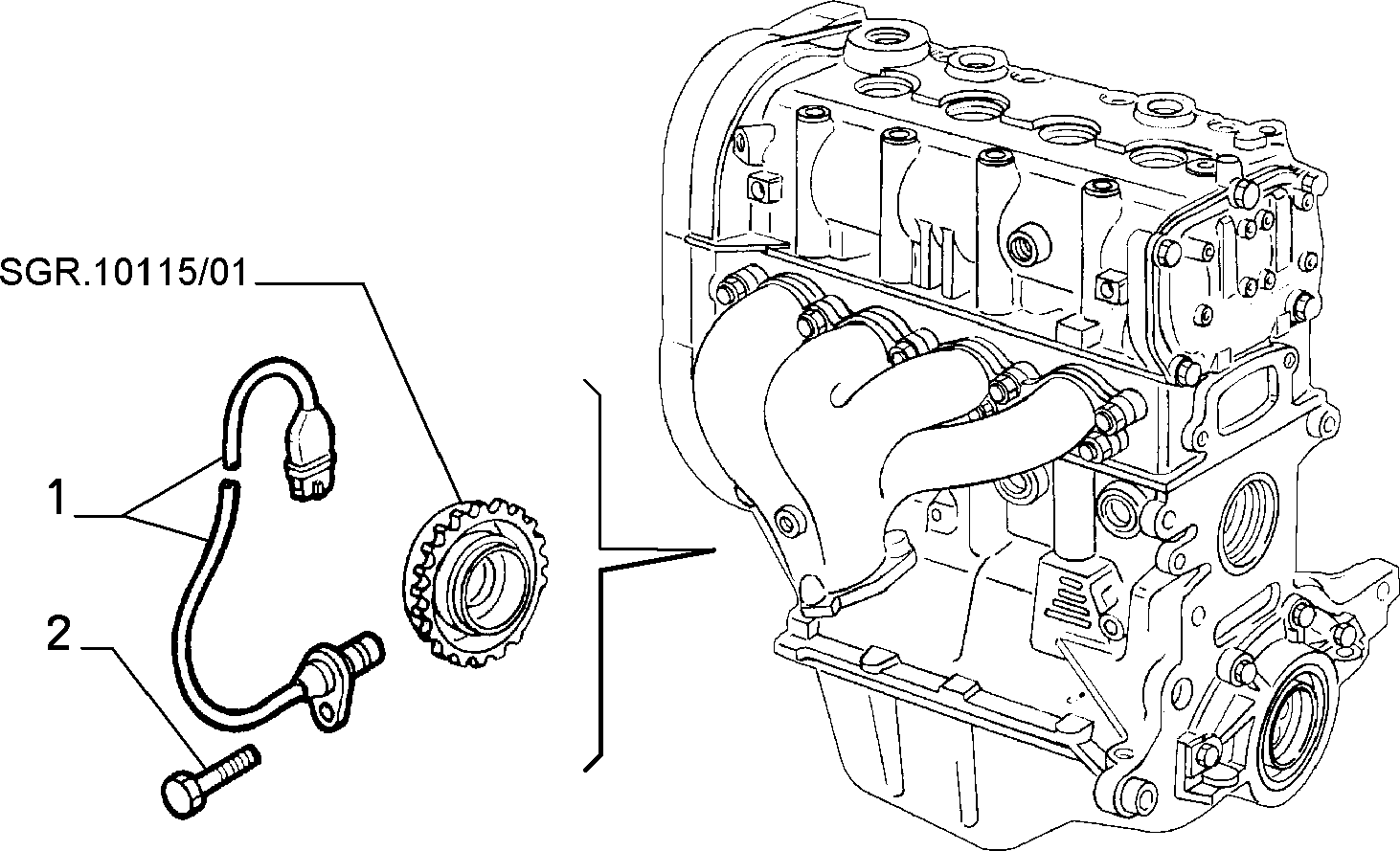 FIAT 7787256 - Engine start-up (var.: 2/rev.: 0): 01 pcs. onlydrive.pro