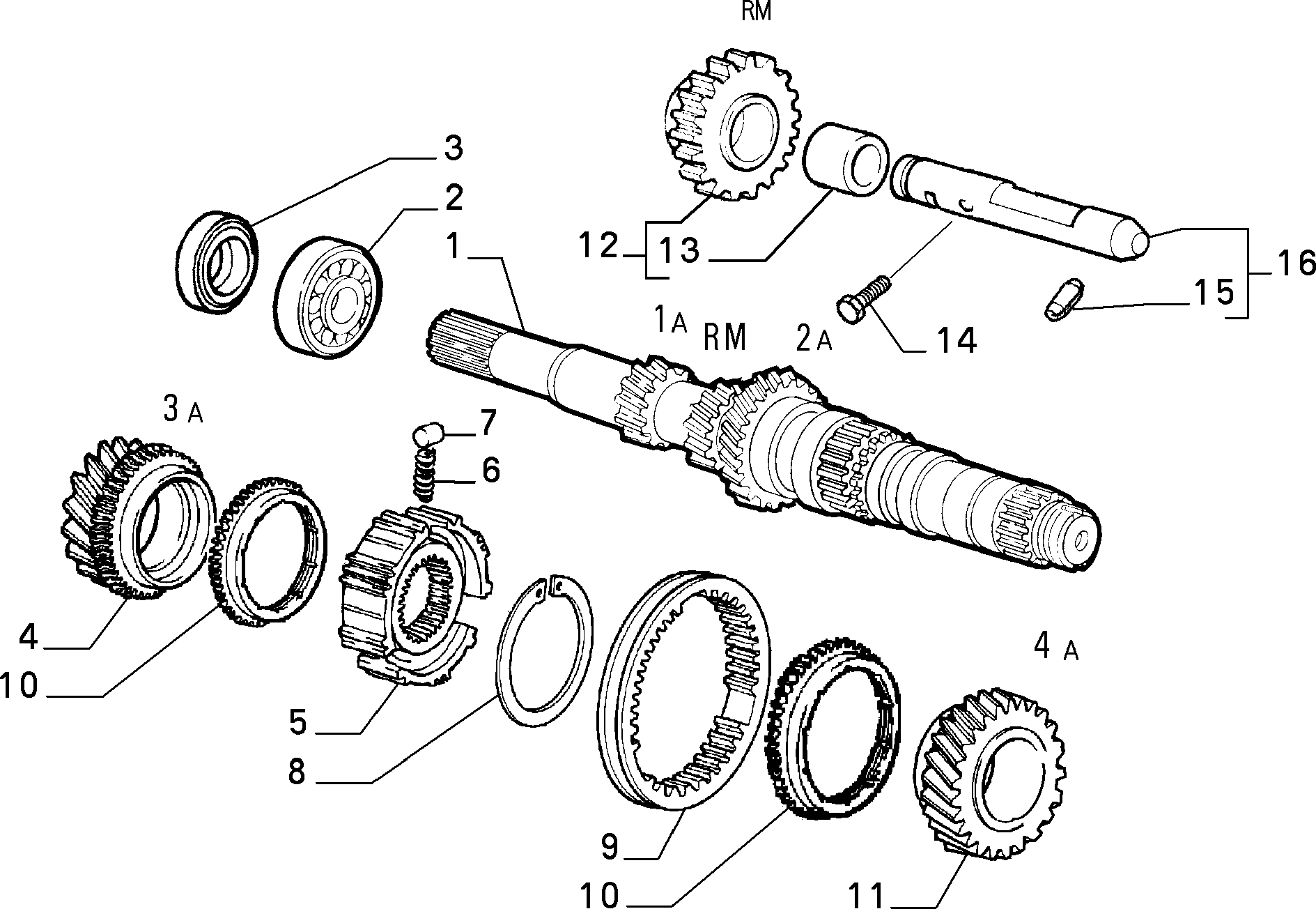 FIAT 7726277 - Repair Kit, manual transmission onlydrive.pro