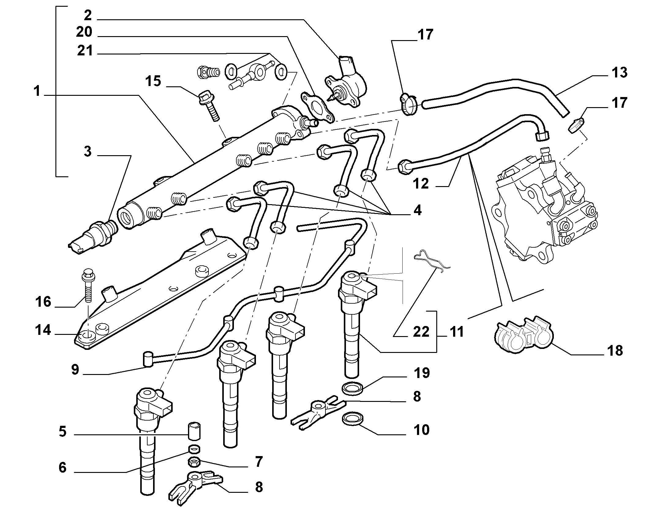 FIAT 55192495 - Nozzle and Holder Assembly onlydrive.pro