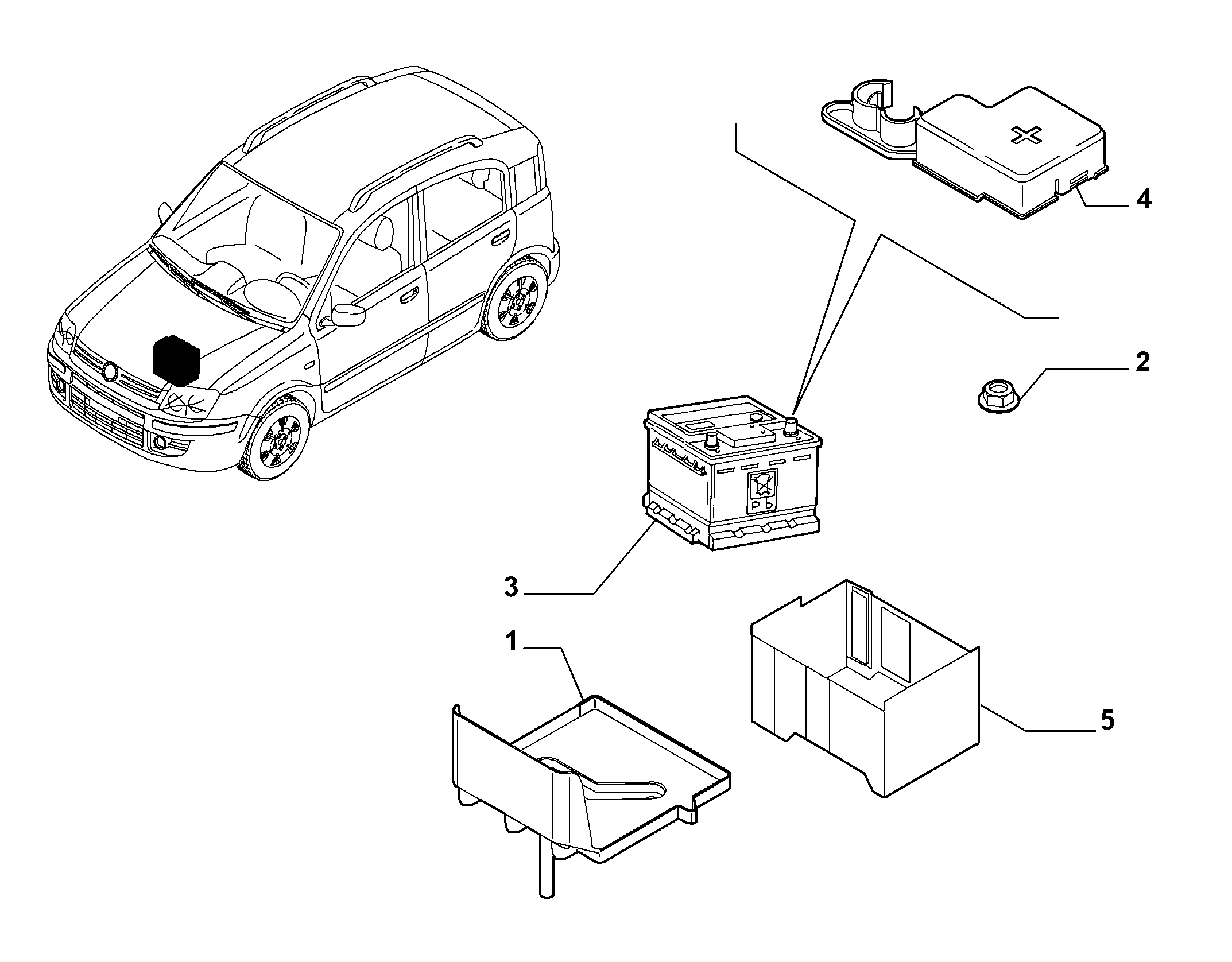 FIAT 71751134 - Startera akumulatoru baterija onlydrive.pro