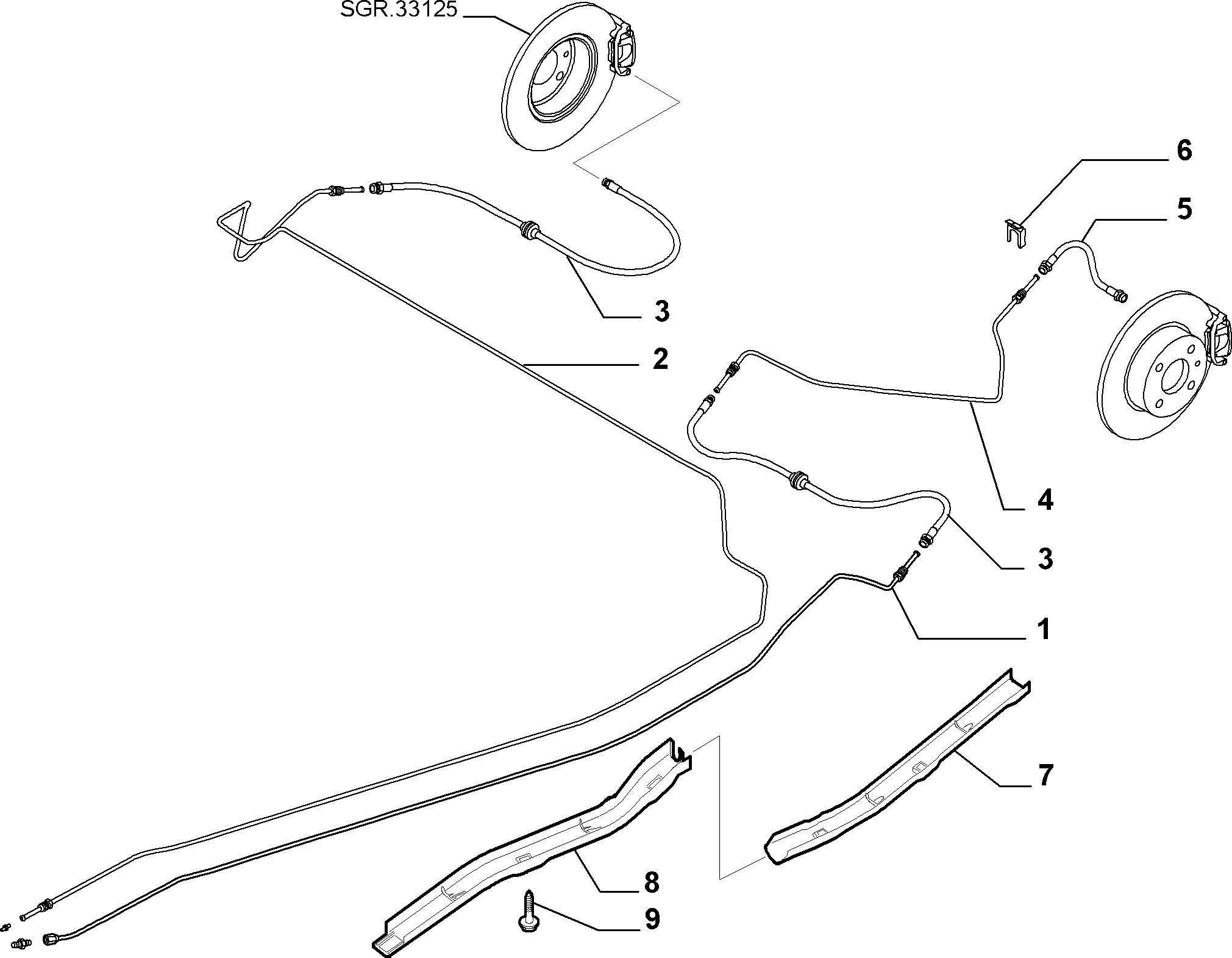 FIAT 46809897 - Bremžu šļūtene onlydrive.pro