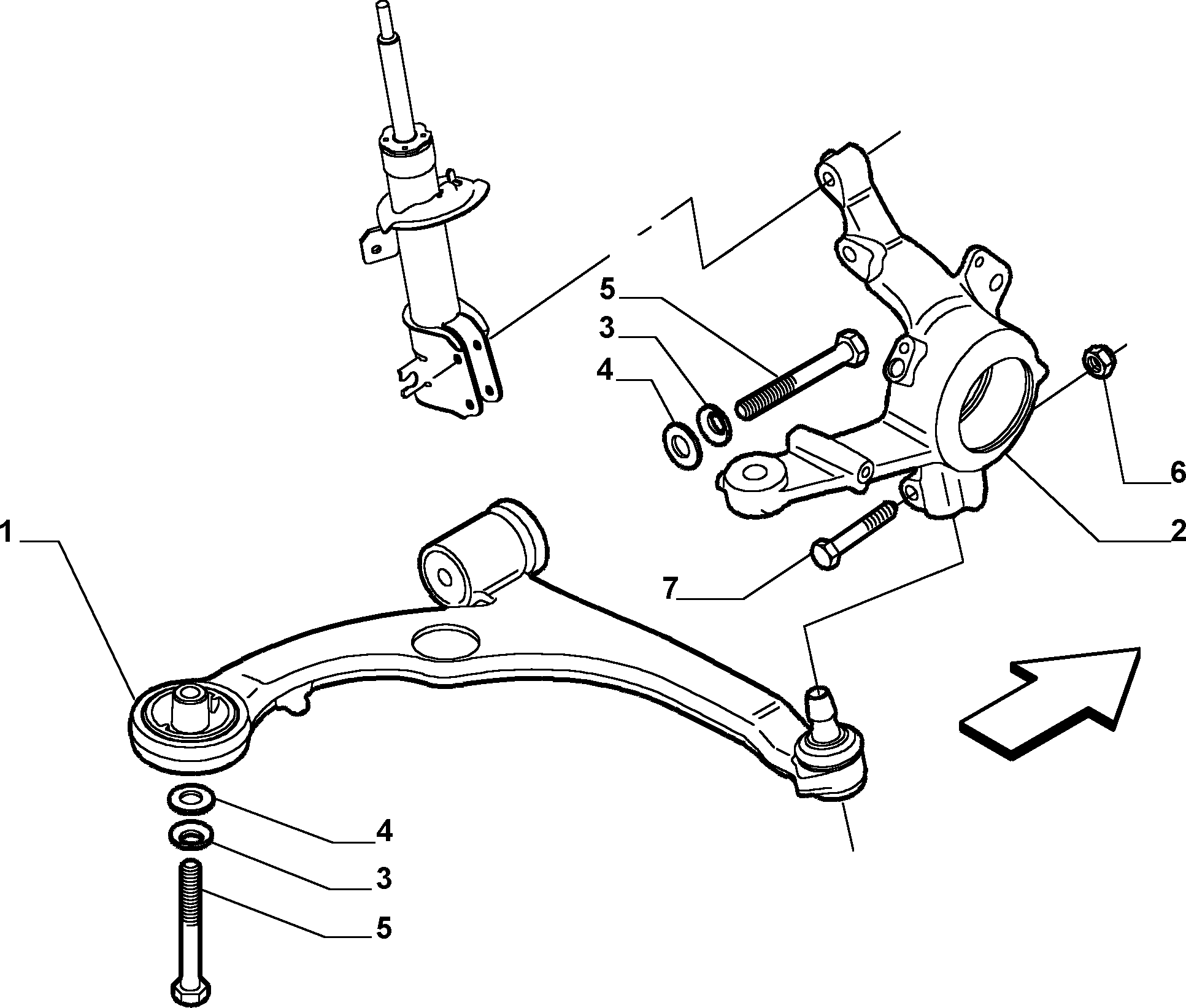 FIAT 50700797 - Track Control Arm onlydrive.pro