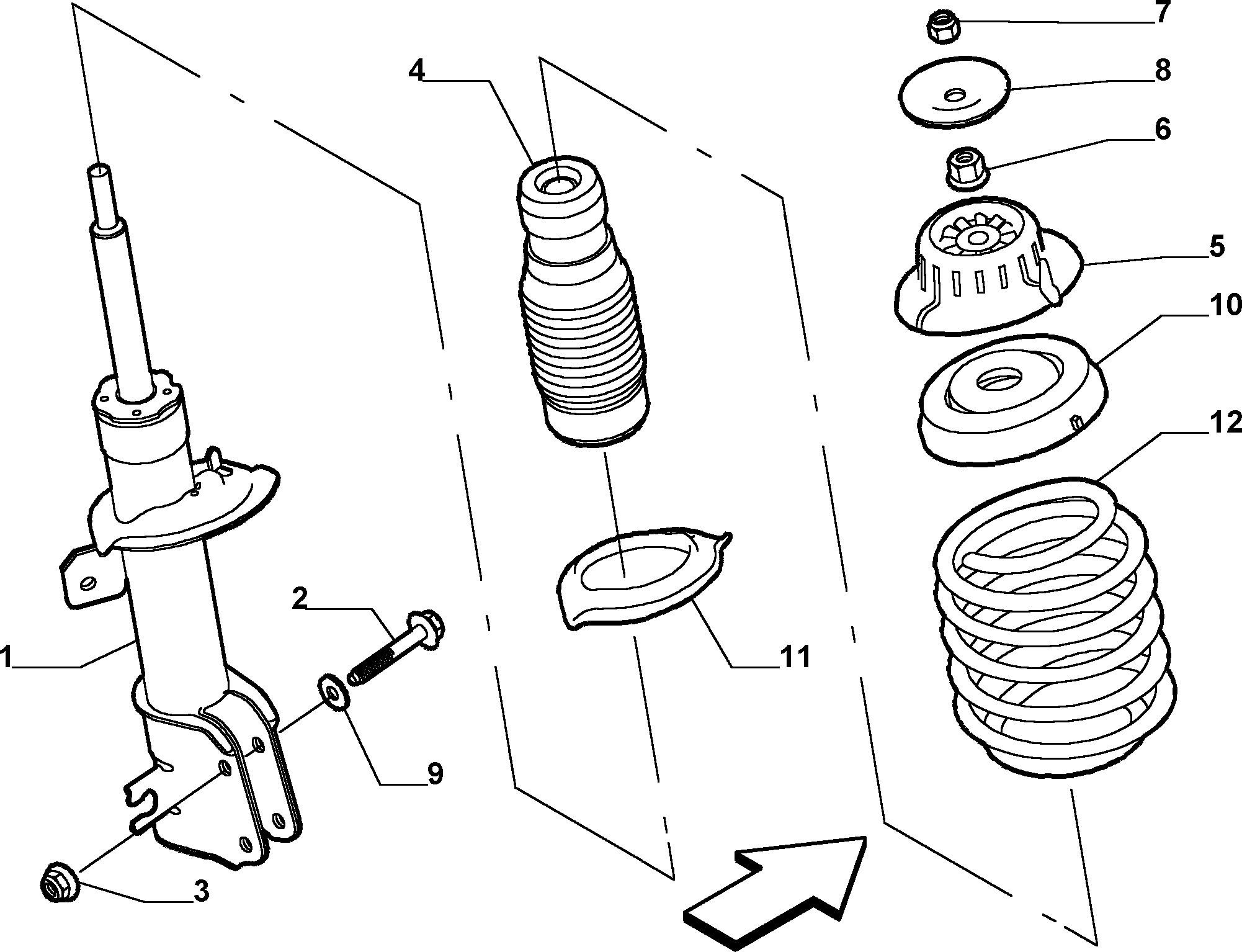 FIAT 50702841 - Опора стойки амортизатора, подушка onlydrive.pro