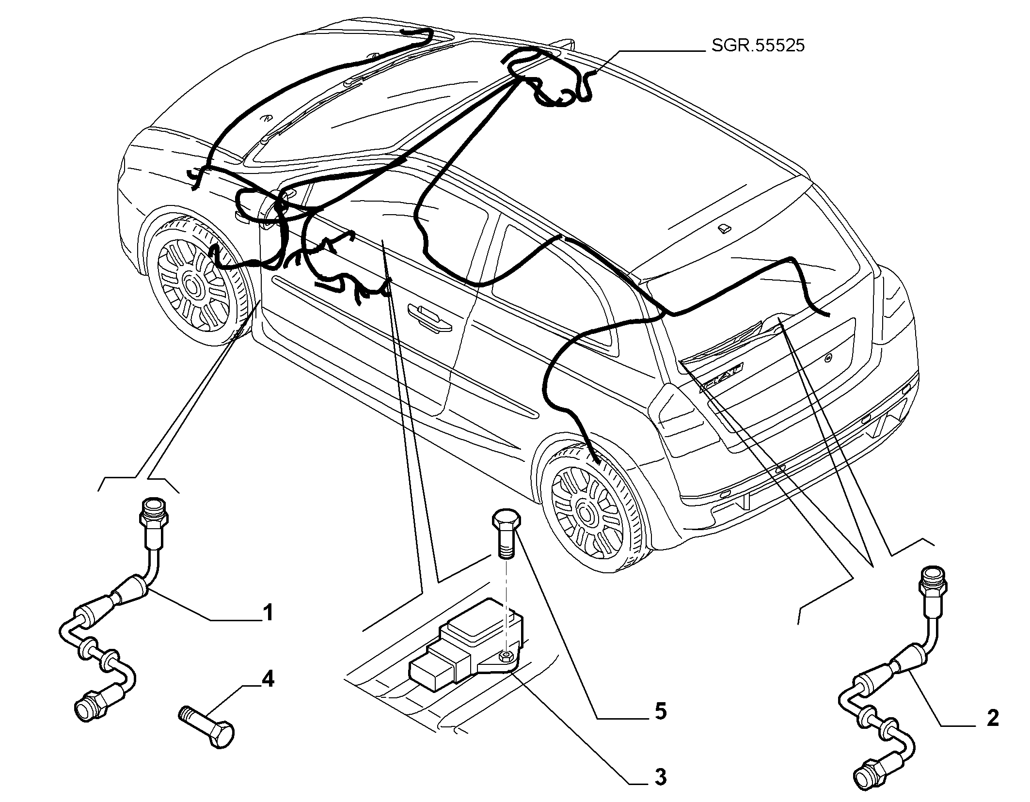 FIAT 46816928 - Sensor, wheel speed onlydrive.pro