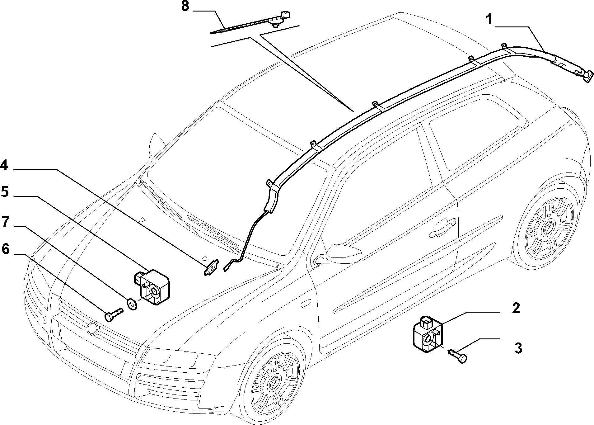 FIAT 14499301 - Air-bag devices (var.: 2/rev.: 0): 01 pcs. onlydrive.pro