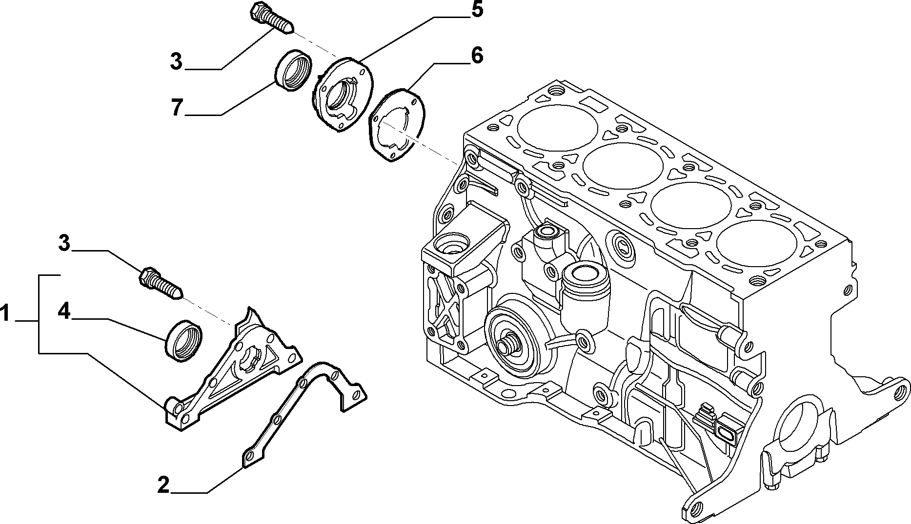 FIAT 40004950 - Vārpstas blīvgredzens, Kloķvārpsta onlydrive.pro