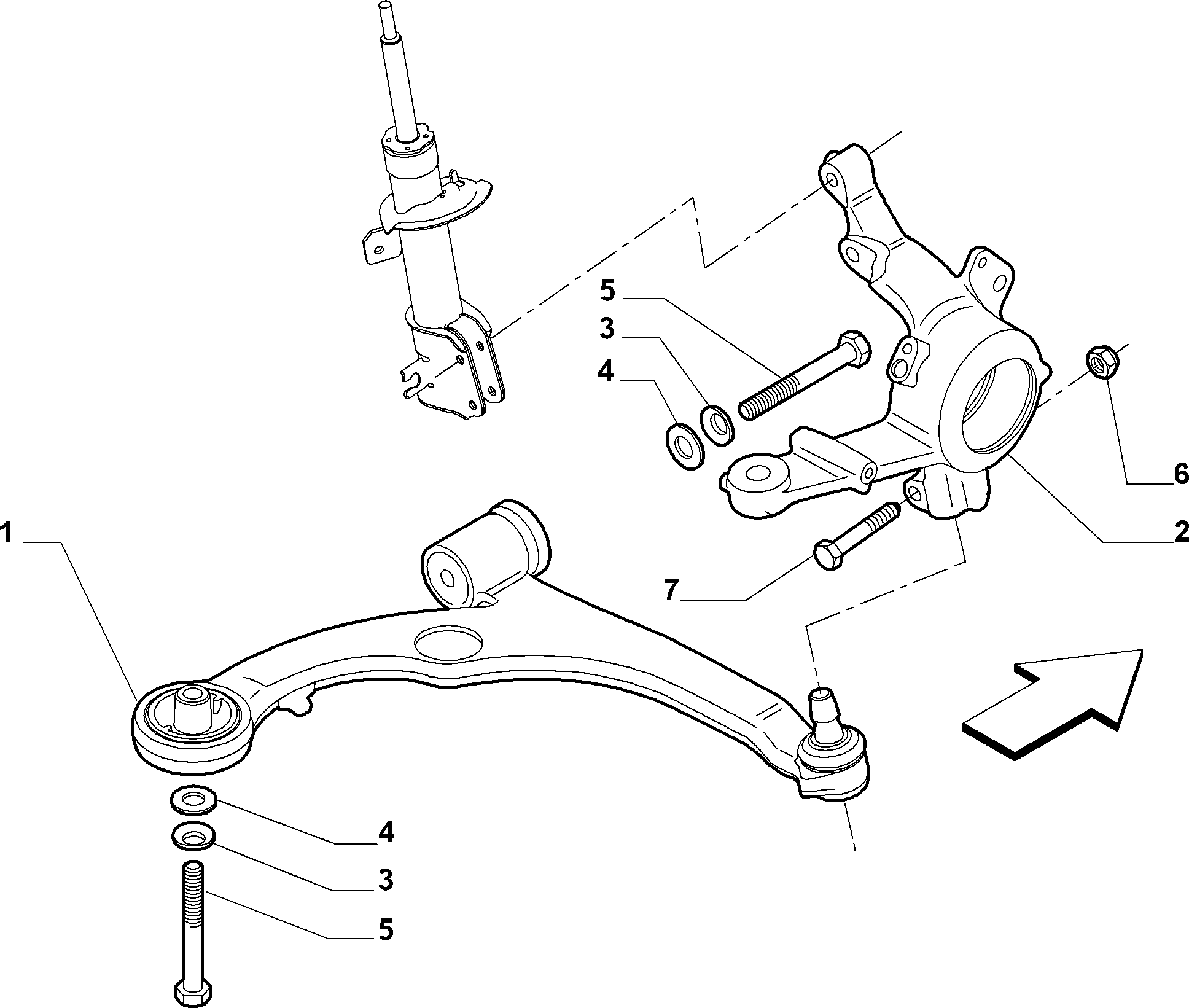 FIAT 51827736* - Track Control Arm onlydrive.pro