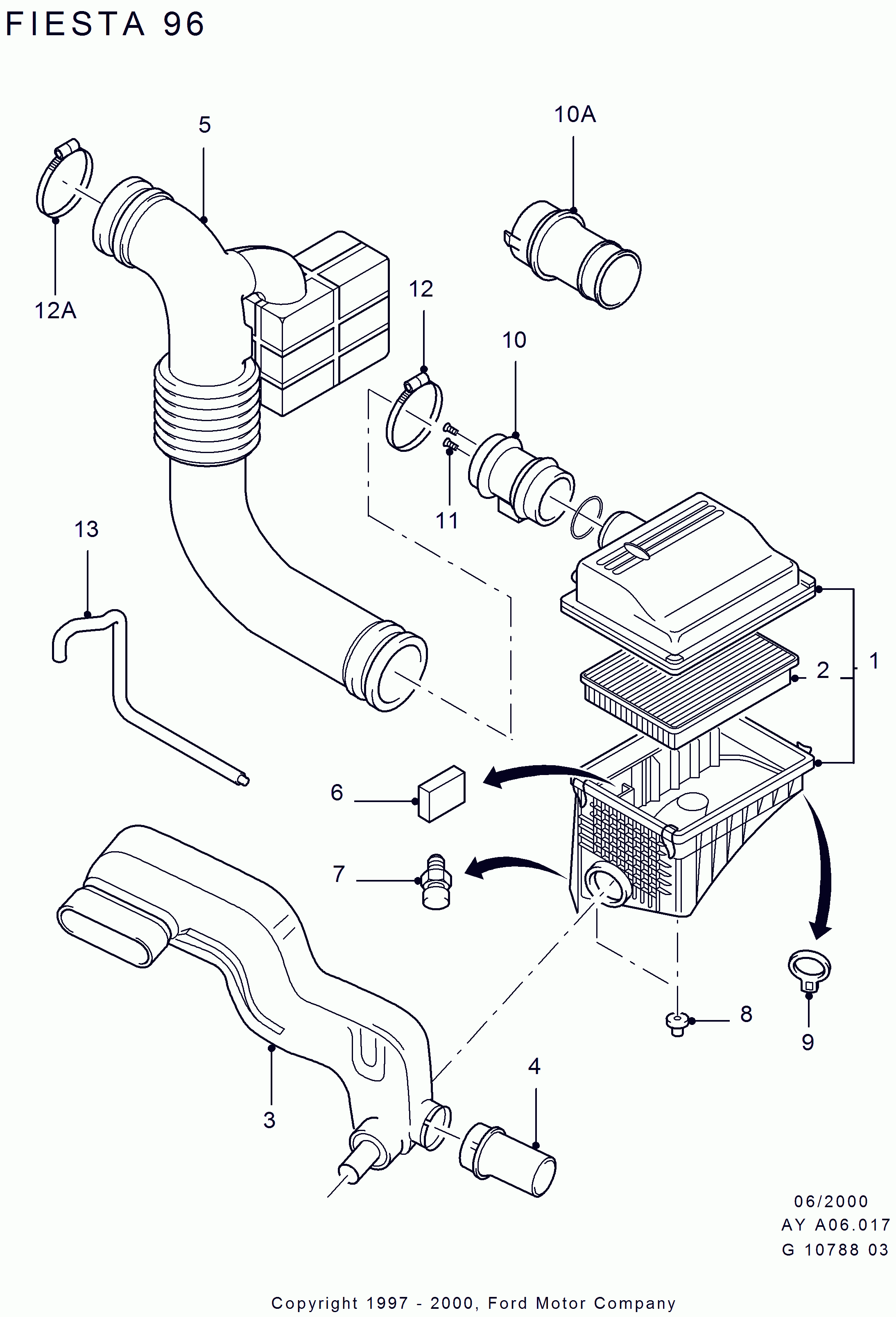 FORD 1 004 581 - Air Mass Sensor onlydrive.pro