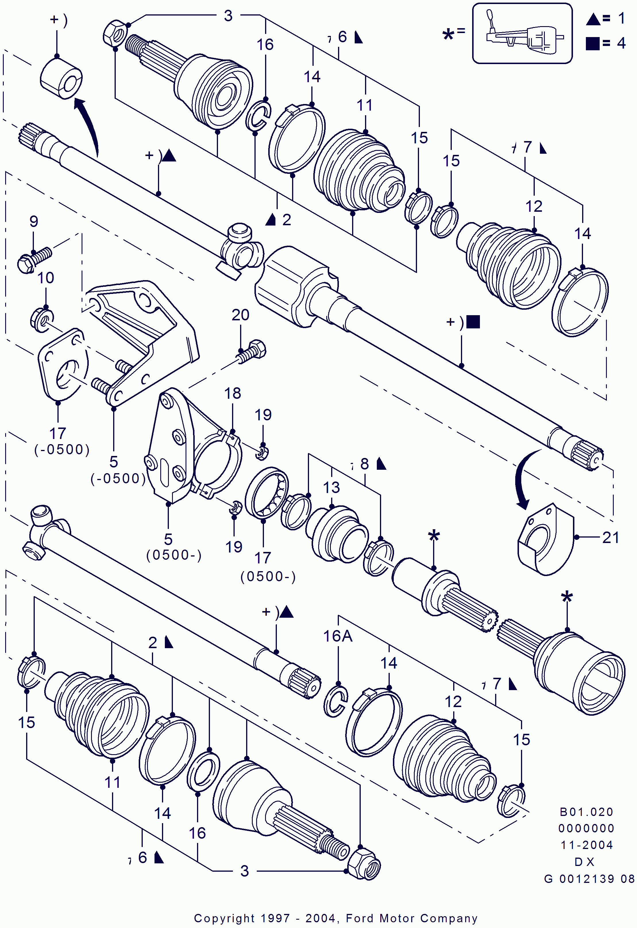 FORD 6102936 - Uzgrieznis, Ass kakliņš onlydrive.pro