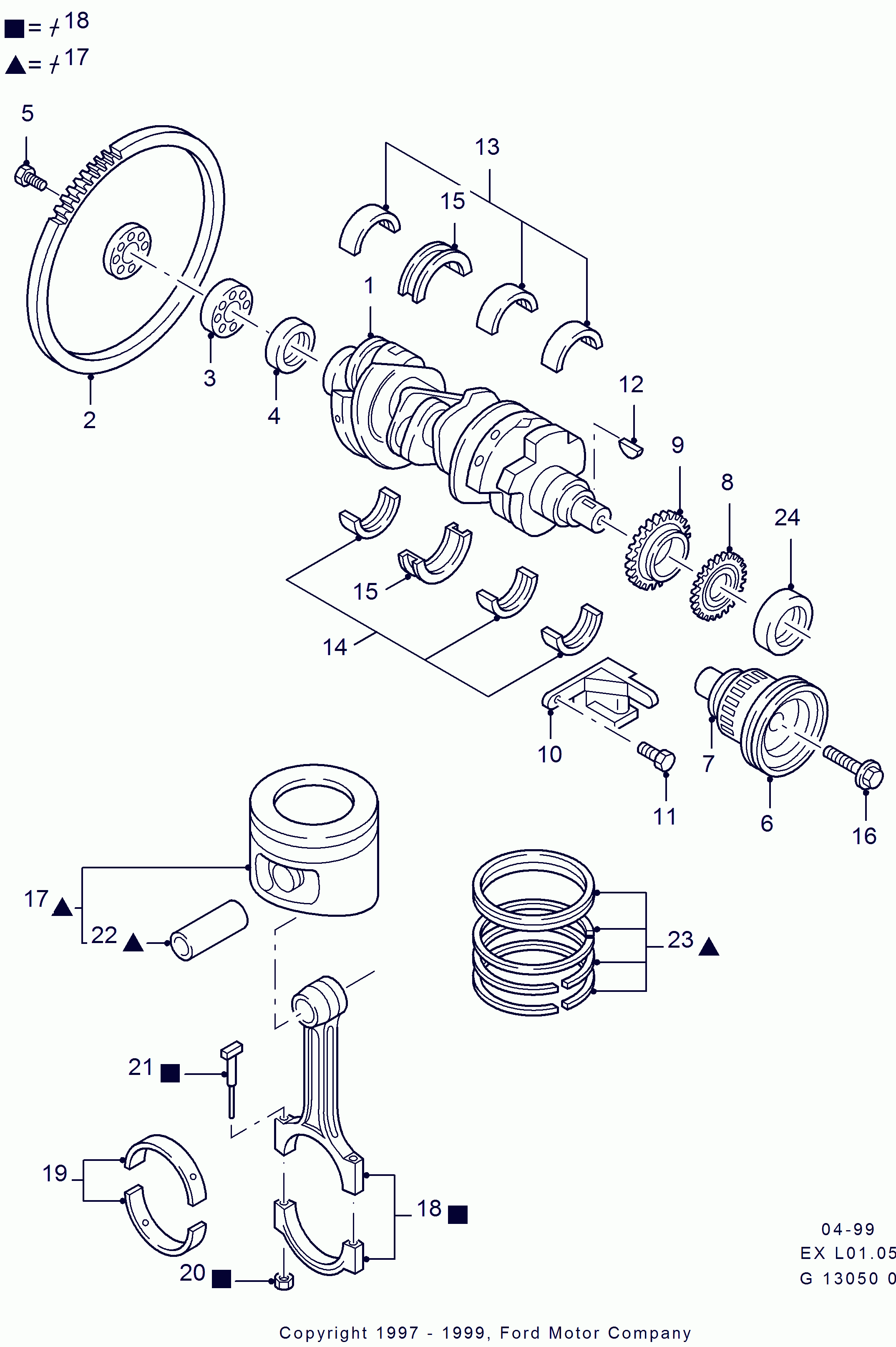 FORD 6 723 376 - Vārpstas blīvgredzens, Sadales vārpsta onlydrive.pro