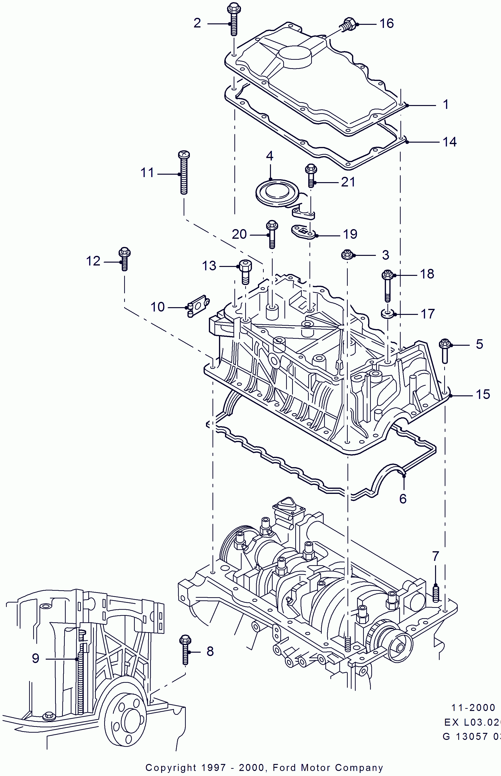 FORD 1025228 - Blīve, Eļļas vācele onlydrive.pro