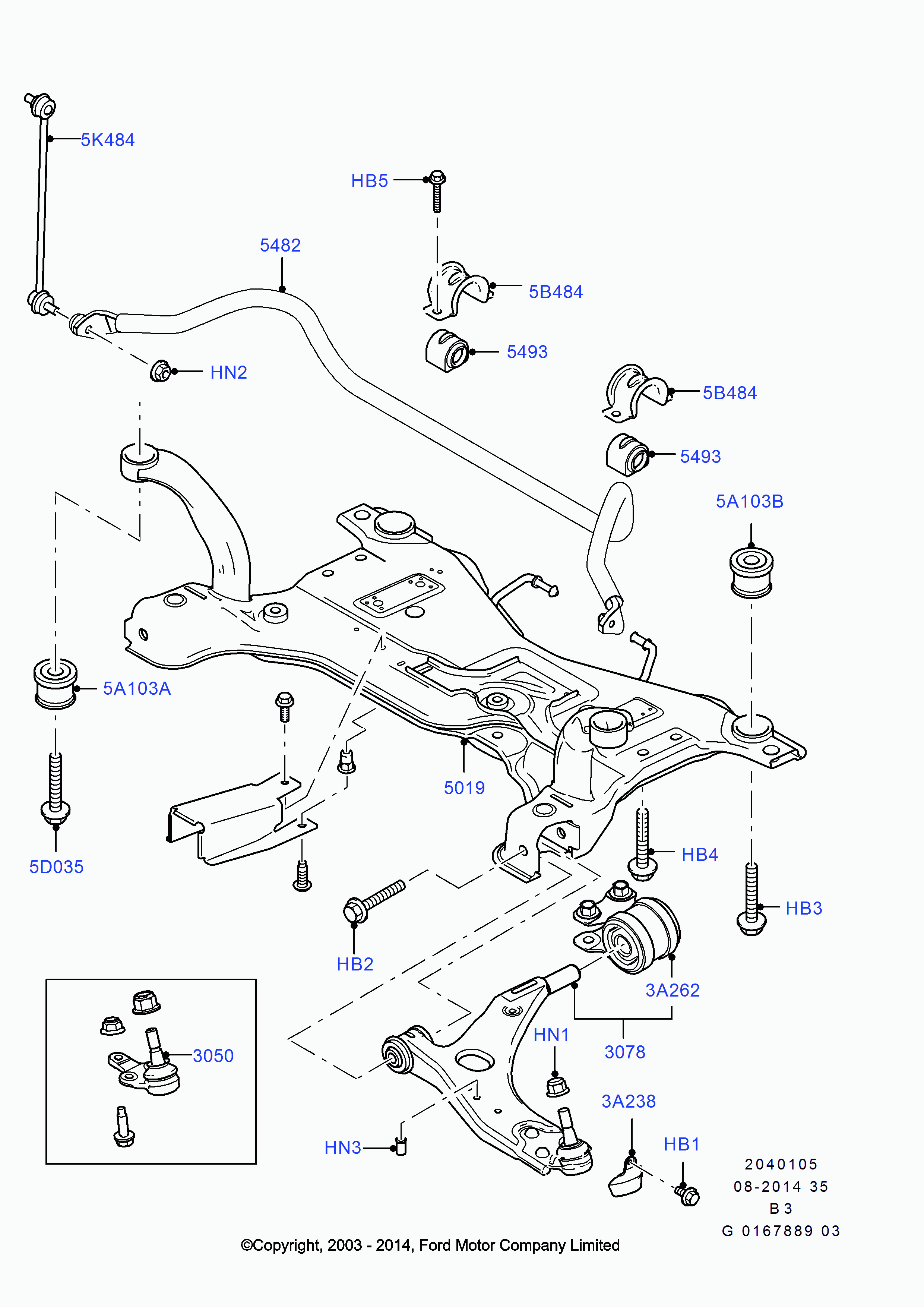 FORD 1686594 - Stabilisaator,Stabilisaator onlydrive.pro